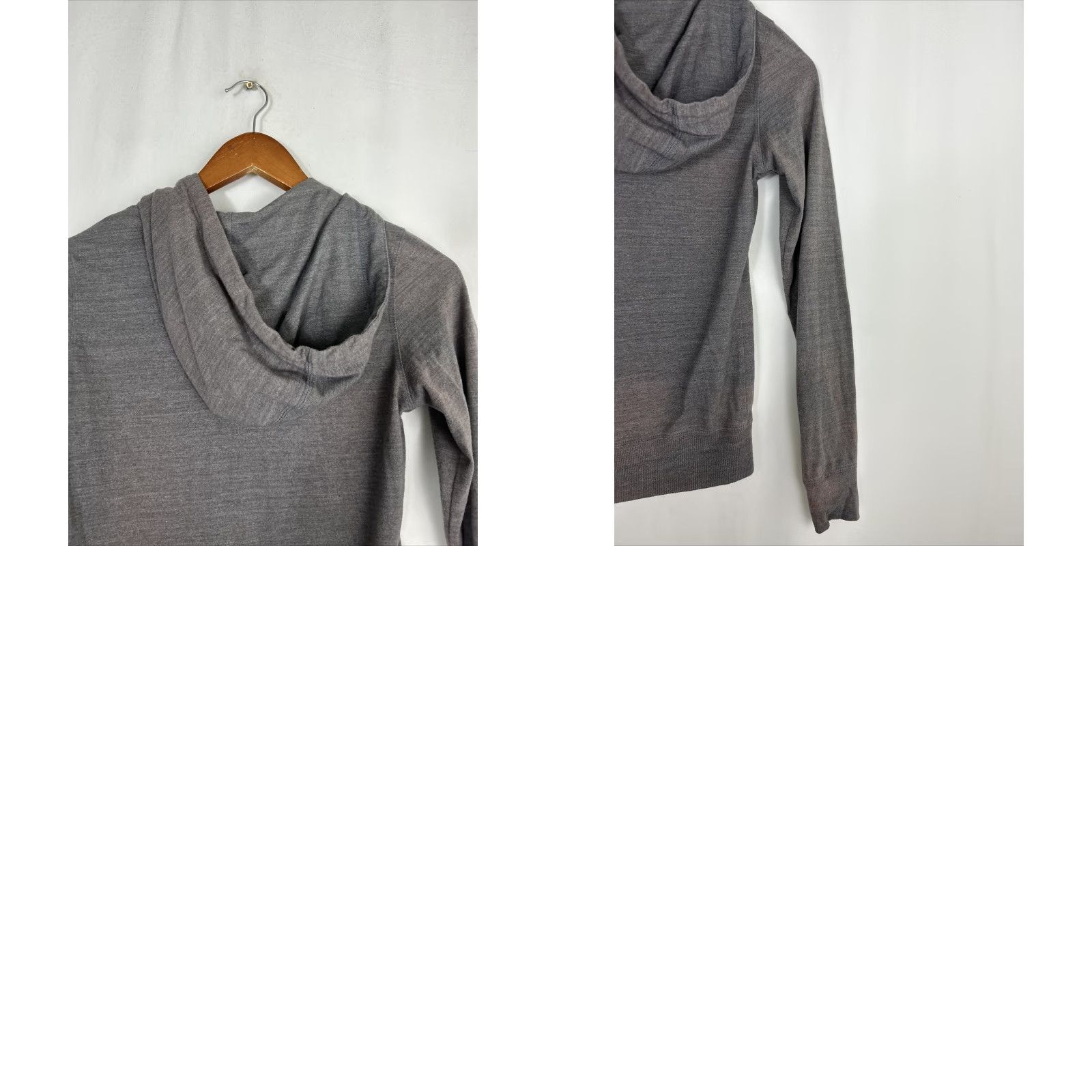 The North Face The North Face Womens XS Full Zip Lightweight Hoodie Gray Polyester Blend Hoodie Womens XS Gray 90s Activewear Mens? Size XS / US 0-2 / IT 36-38 - 10 Thumbnail