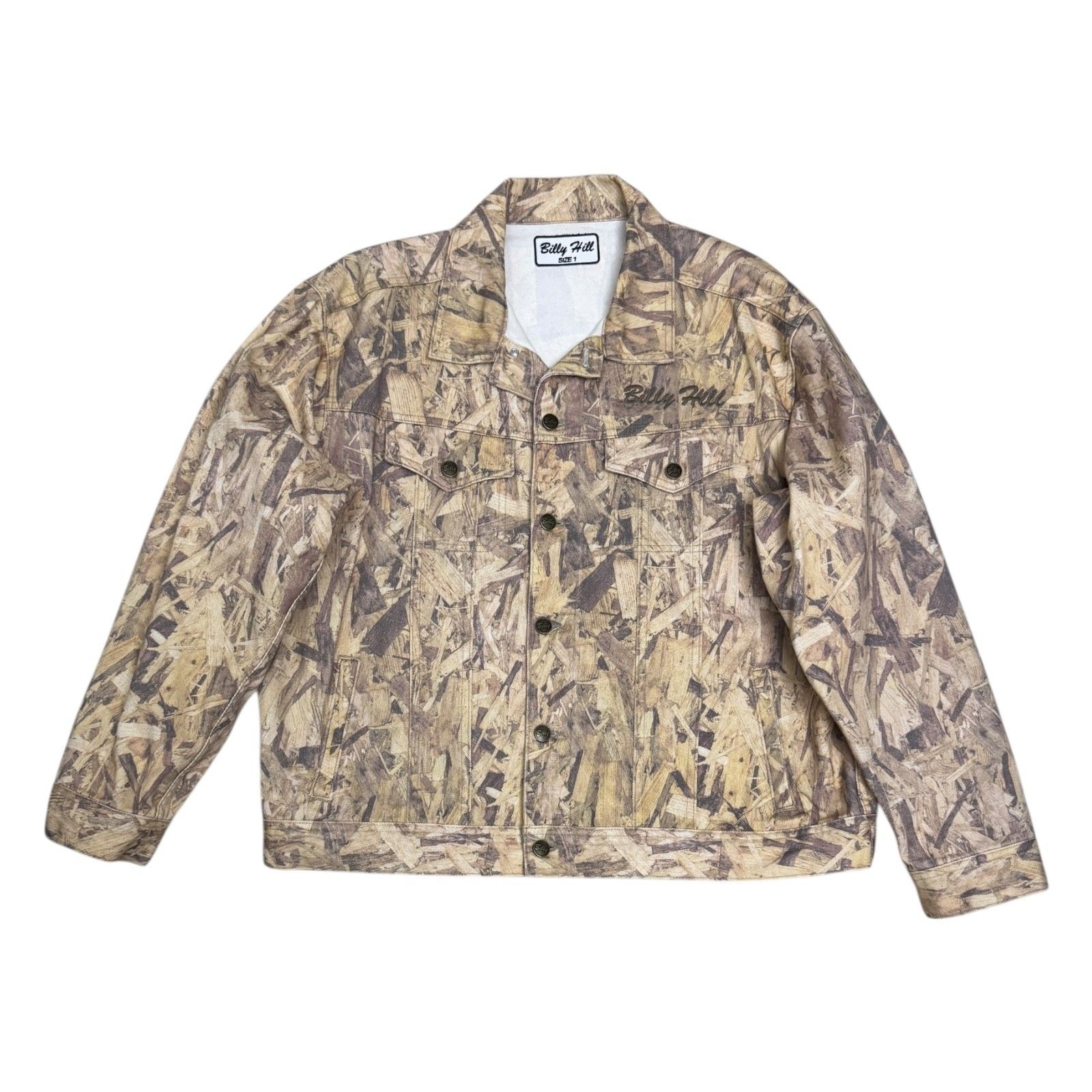 Billy Hill RARE BILLY HILL Wood CAMO Denim 2-Piece Jacket & Jeans L Size US L / EU 52-54 / 3 - 3 Thumbnail