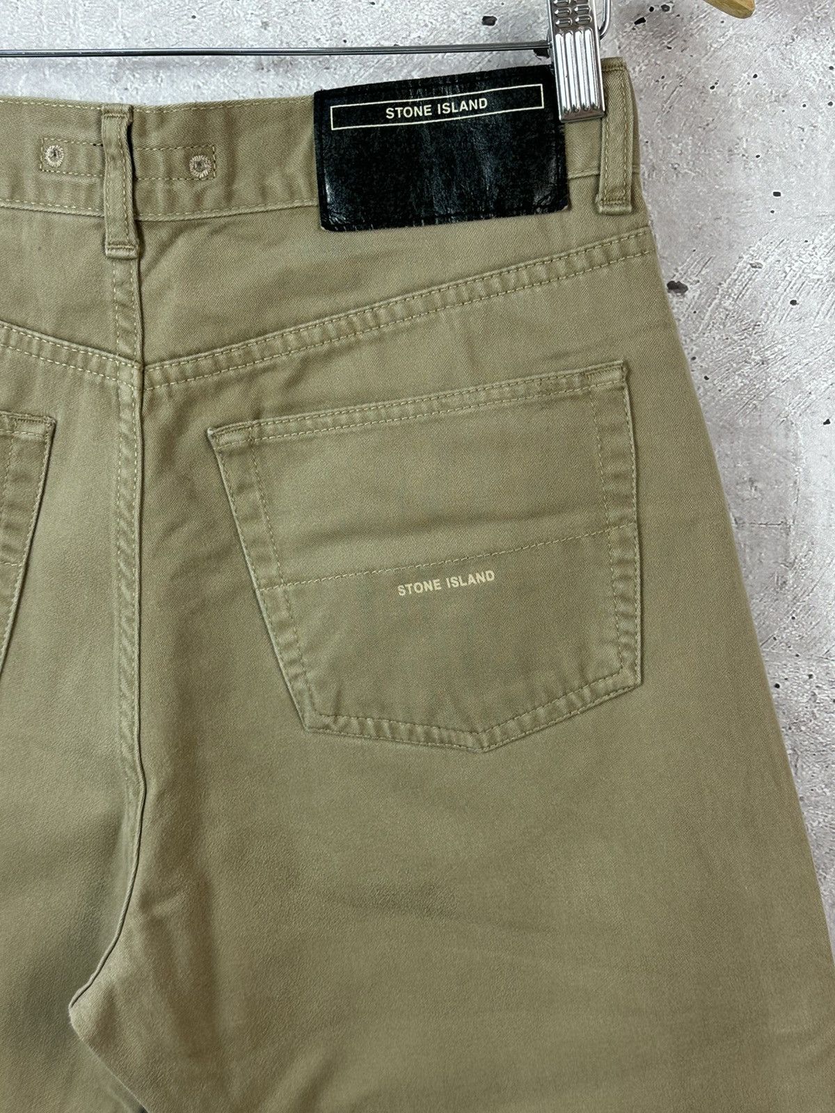 Vintage Stone Island Vintage Logo Beige Made in Italy Pants Size US 30 / EU 46 - 9 Thumbnail