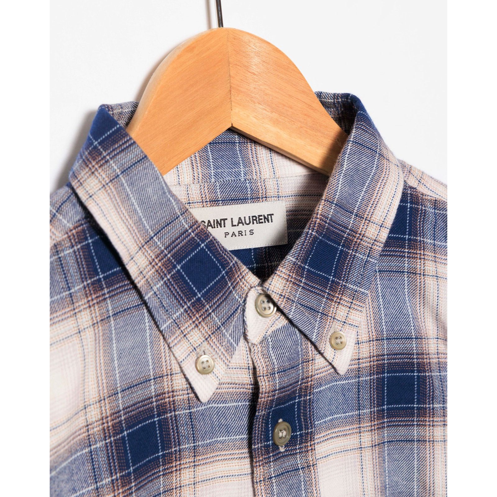 Saint Laurent Paris Saint Laurent Paris Flannel Hedi Slimane Size US M / EU 48-50 / 2 - 2 Thumbnail