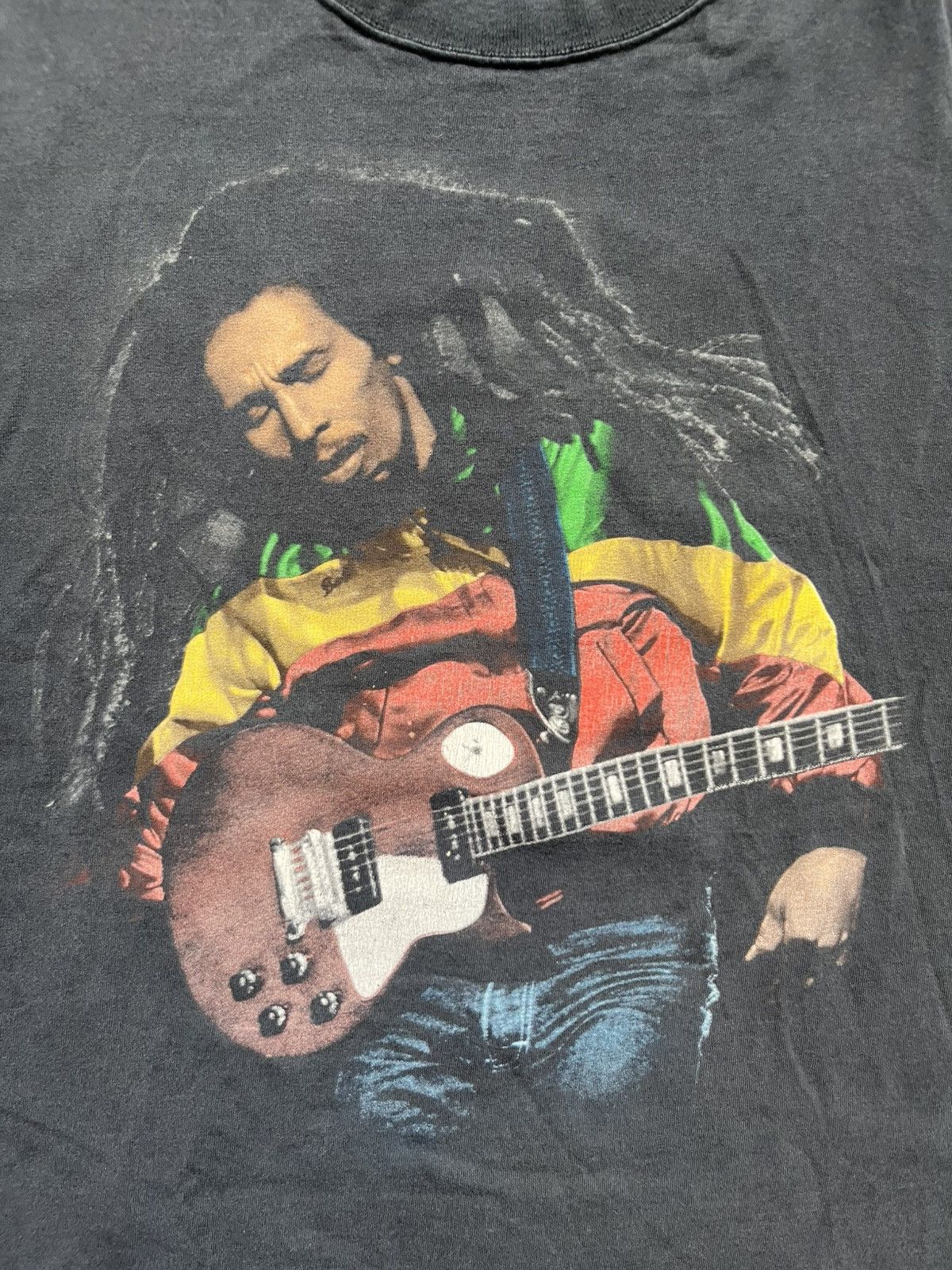Bob Marley × Vintage × Zion Rootswear Vintage Bob Marley Fader Zion Tee Size US XL / EU 56 / 4 - 4 Thumbnail
