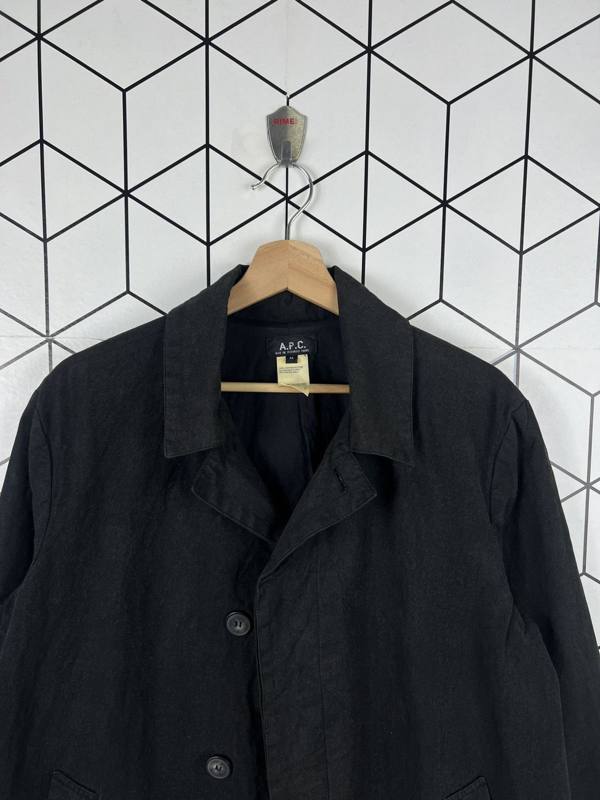 A.P.C. APC Wax Long Jacket Trench Coat Size US M / EU 48-50 / 2 - 4 Thumbnail