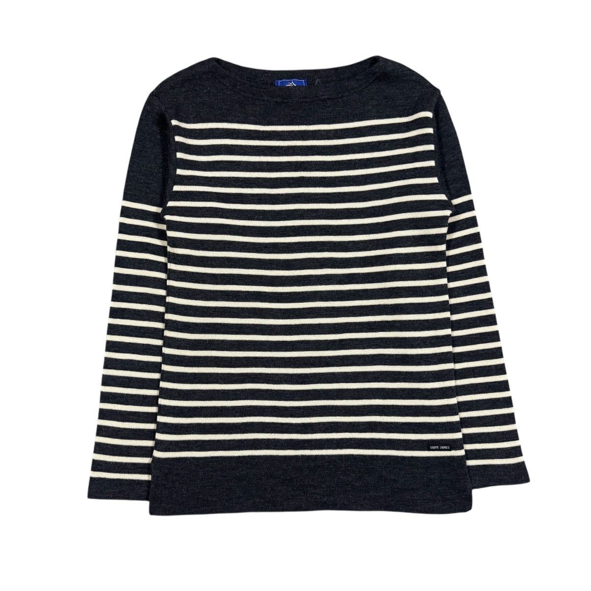 Saint James Vtg🔥Saint James Pure Wool Striped Jumper Made In France Size US M / EU 48-50 / 2 - 1 Thumbnail