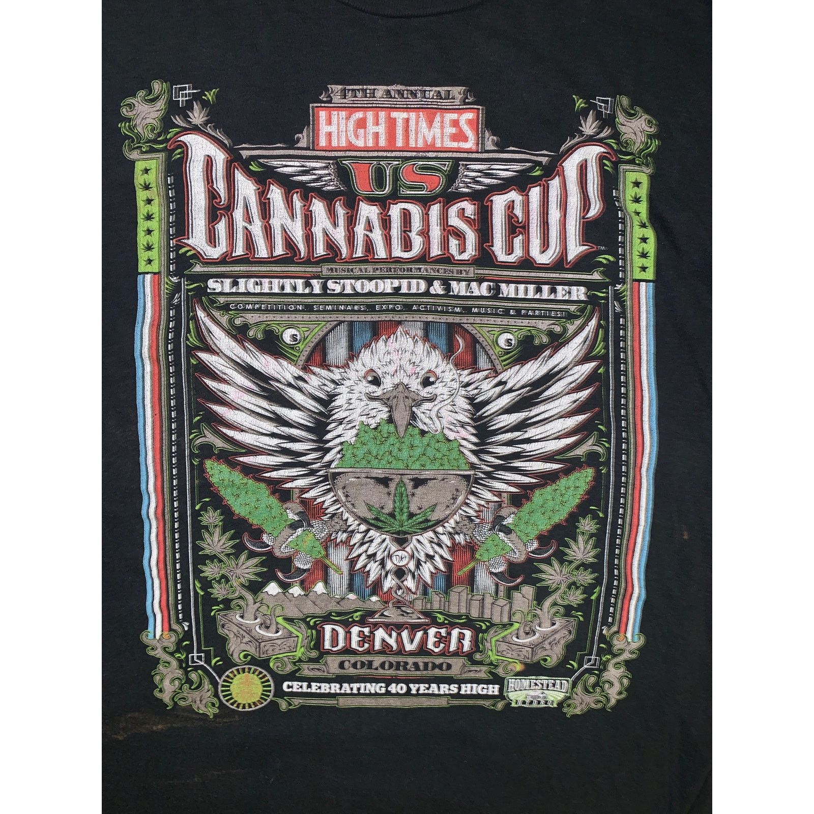 Band Tees × Other 2014 Cannabis Cup Denver Tee Mac Miller Slightly Stoopid L Size US L / EU 52-54 / 3 - 1 Thumbnail