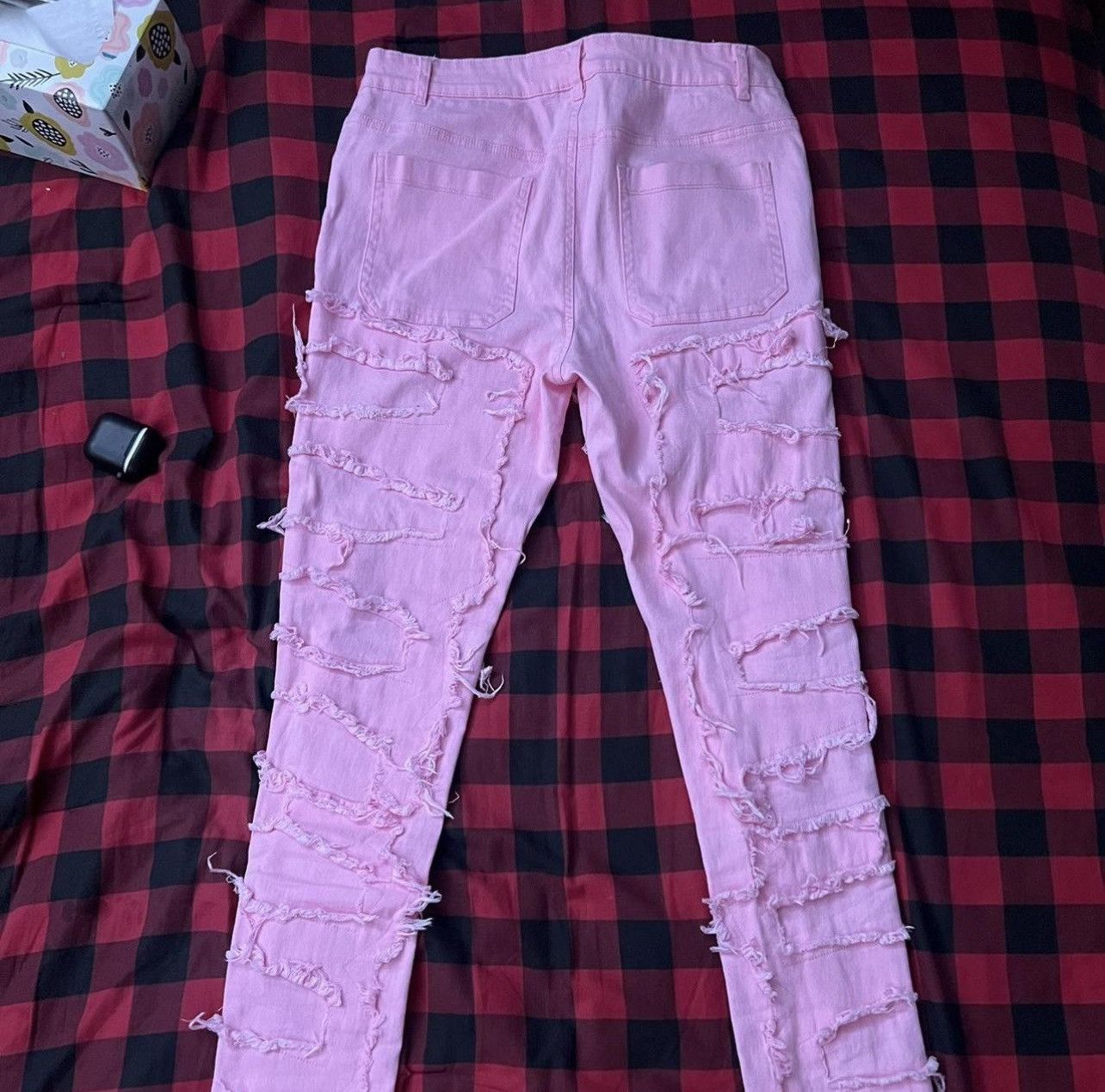 GUAPI GUAPI Stacked Pink Jeans Size 30 Size US 30 / EU 46 - 2 Thumbnail