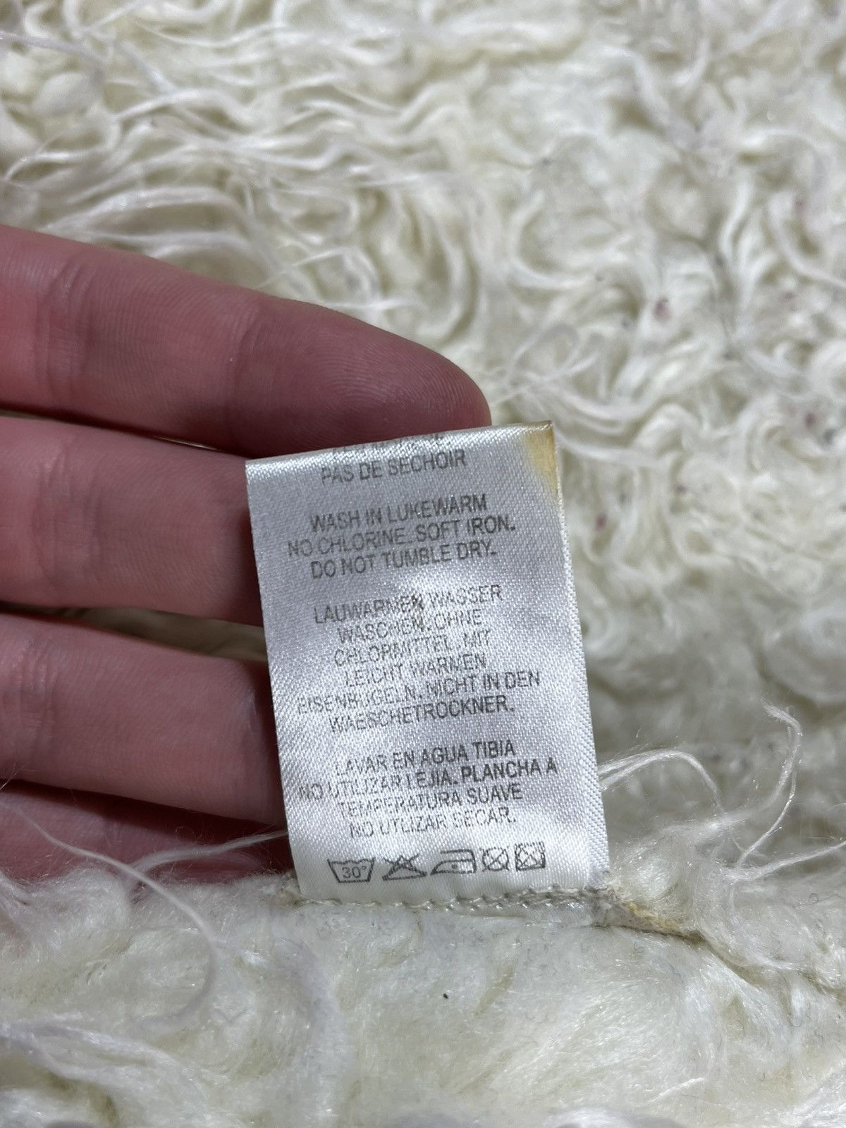 Dior Christian Dior Hooded Shearling Style Coat Off White M Size S / US 4 / IT 40 - 13 Thumbnail
