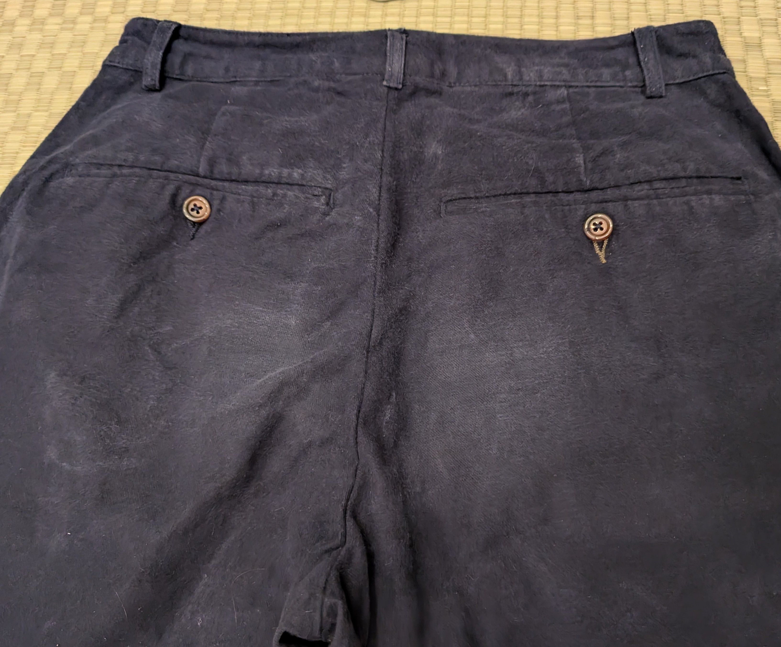 Universal Works Universal Works Brushed Cotton Chinos Dark Navy Size US 30 / EU 46 - 8 Thumbnail