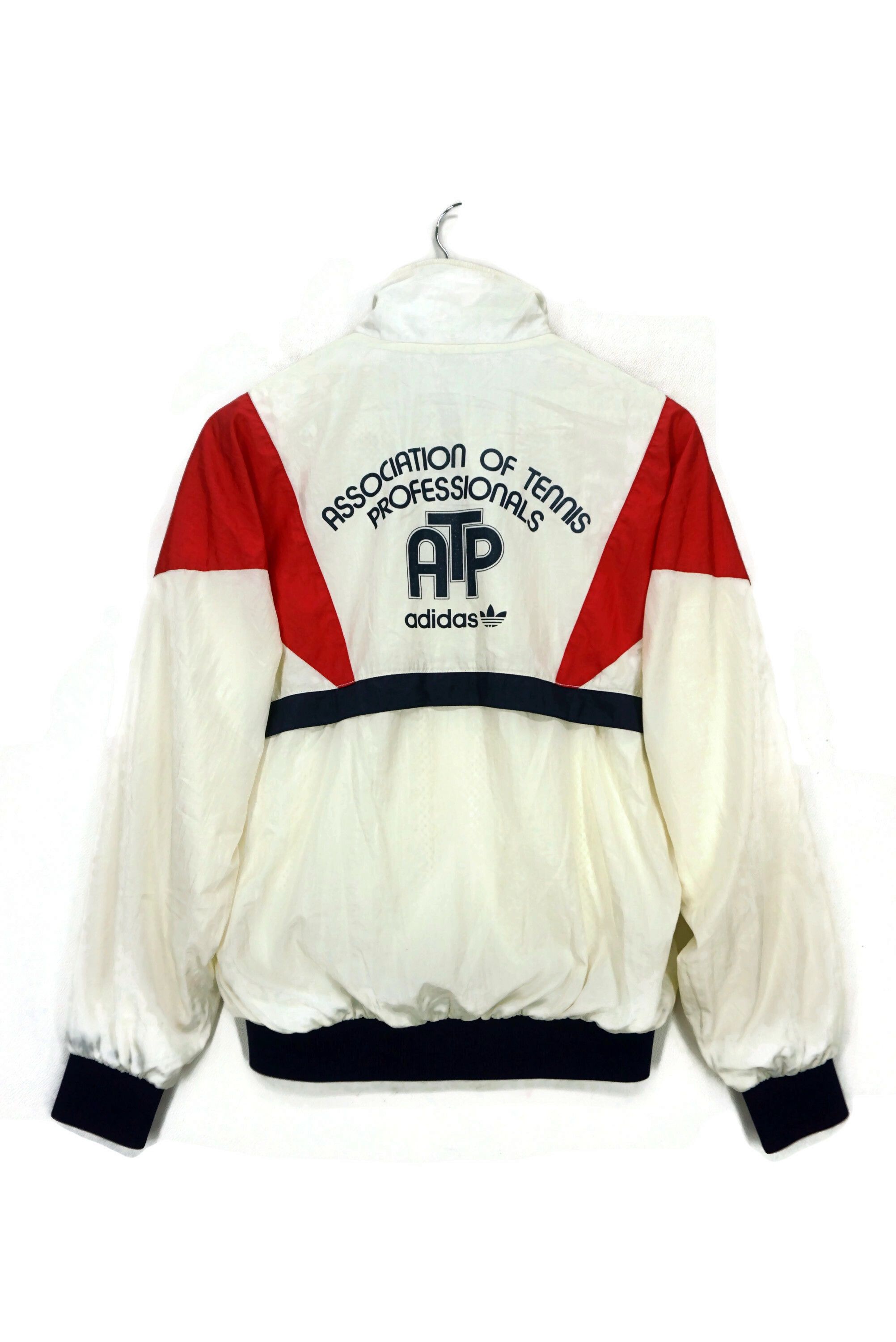 Adidas Vintage ATP Jacket Tennis Professionals Windbreaker Size US S / EU 44-46 / 1 - 2 Thumbnail