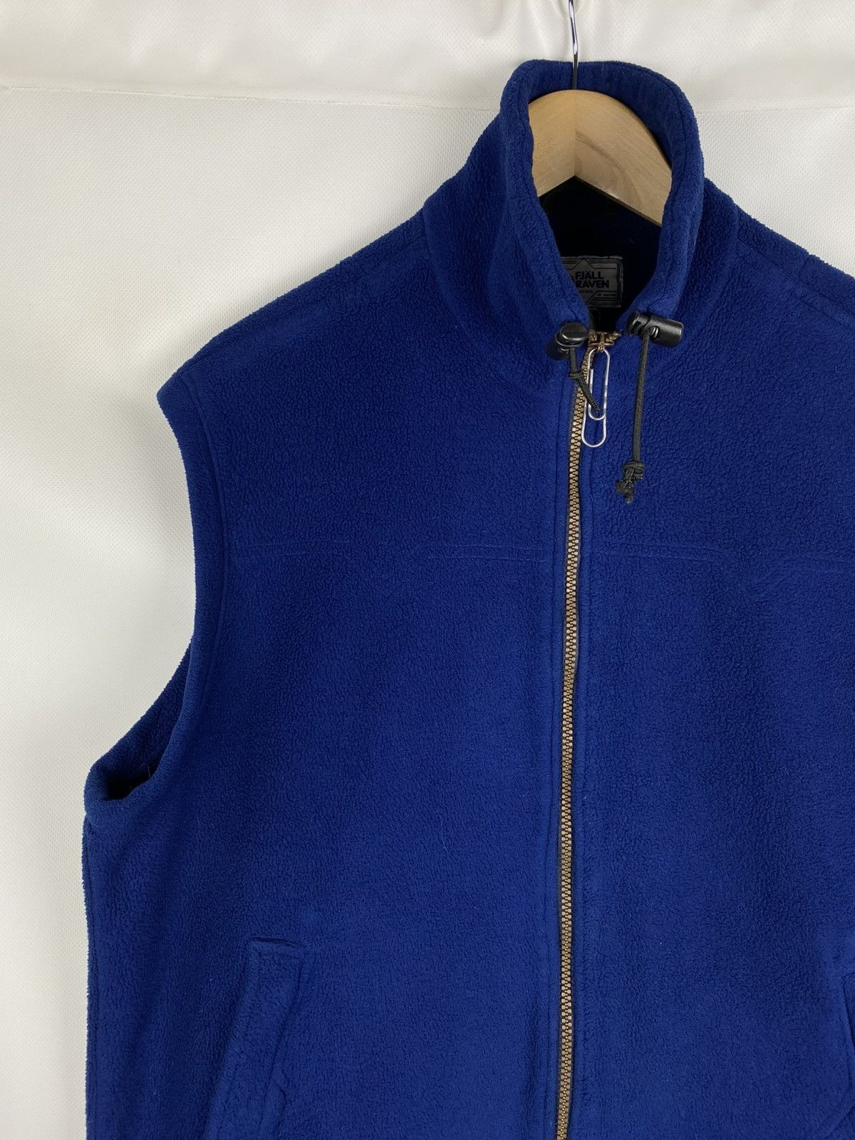 Fjallraven × Vintage Fjallraven Vintage Men’s Fleece Big Back Logo Vest Waistcoat Size US XL / EU 56 / 4 - 4 Thumbnail