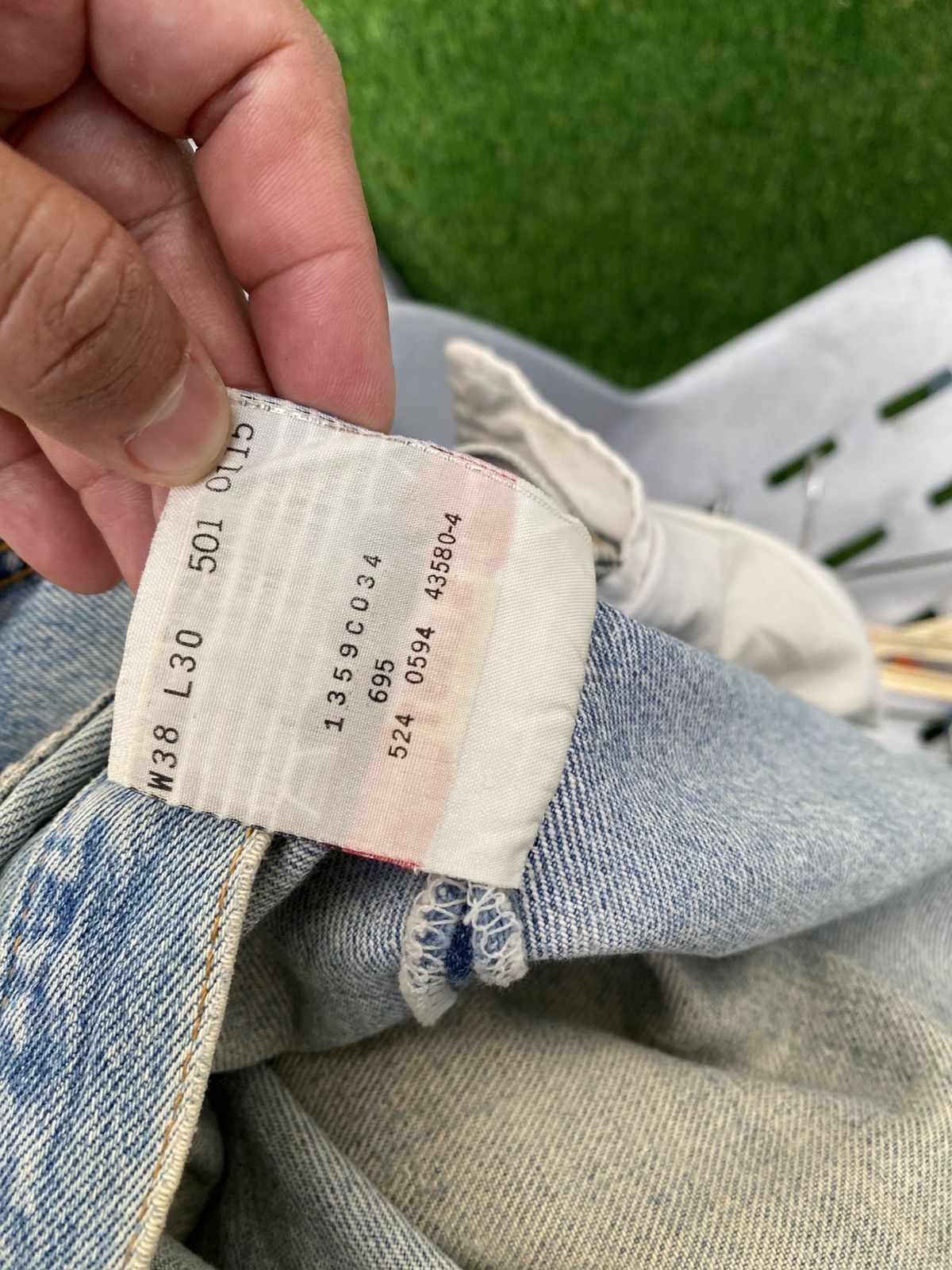 Levi's × Vintage W38x30 vintage levi's 501 distressed made in USA Size US 38 / EU 54 - 10 Thumbnail