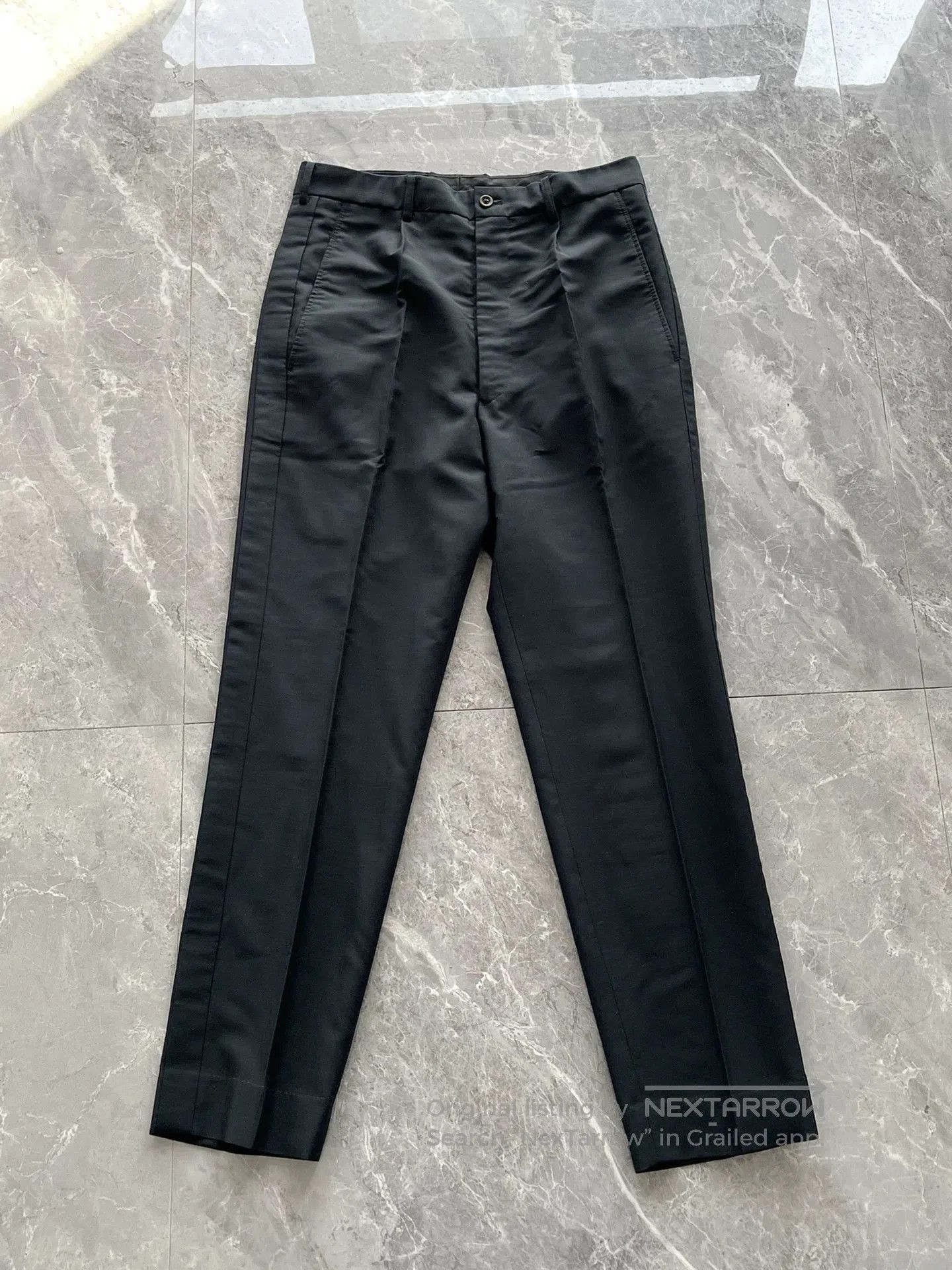 Yohji Yamamoto Yohji Yamamoto 90s Indigo Wool Trousers. Size US 35 - 4 Thumbnail