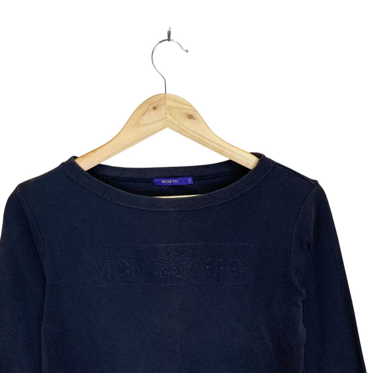 MCM Moderne Creation Munchen Big Logo Longsleeve Tee Size US S / EU 44-46 / 1 - 4 Thumbnail