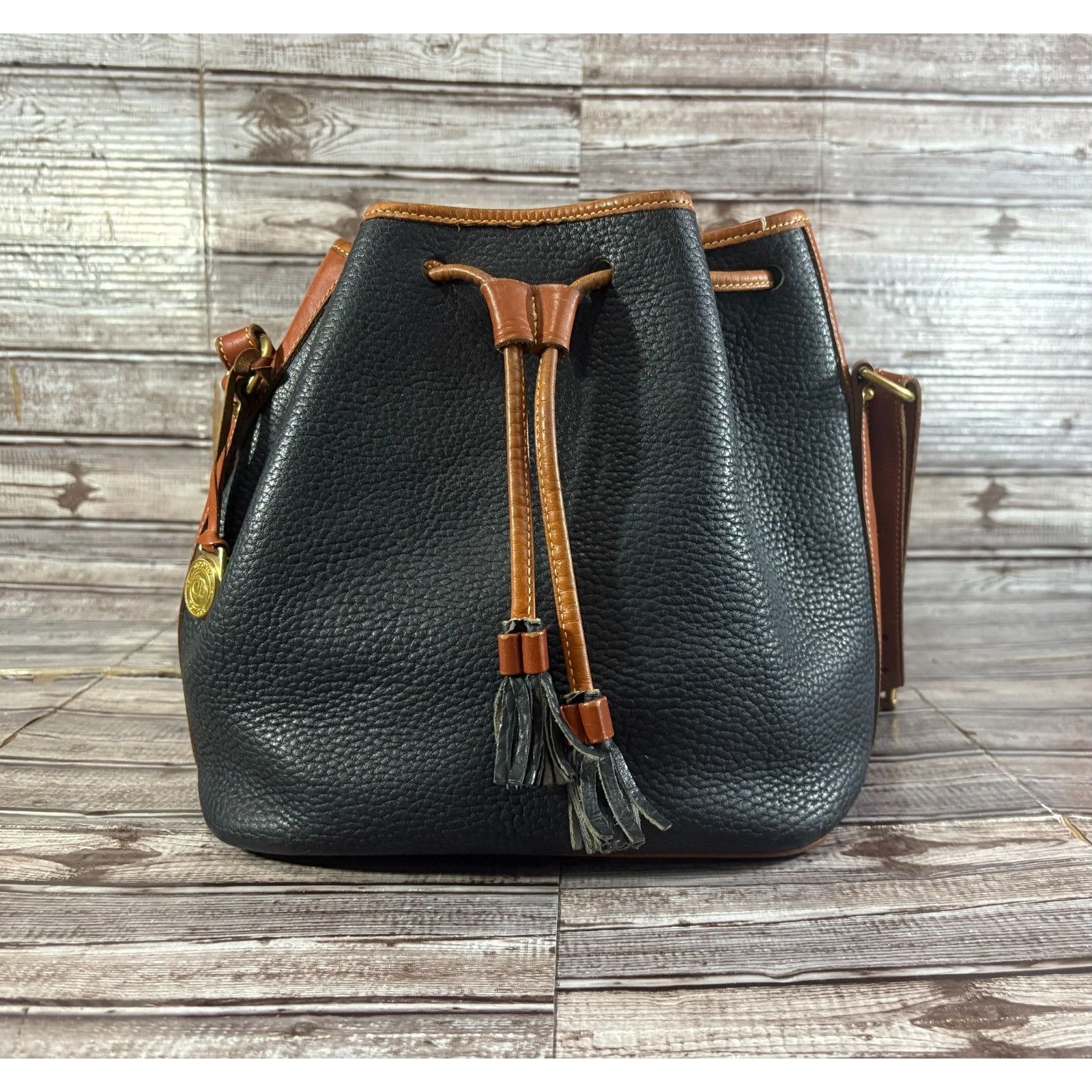 Dooney & Bourke Dooney & Bourke Premium All Weather Leather Drawstring Bucke Size ONE SIZE - 3 Thumbnail