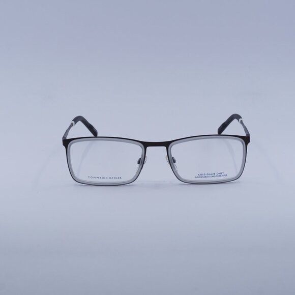 Tommy Hilfiger Tommy Hilfiger TH 1844 04VF 00 Eyeglasses Grey/Brown 55mm Size ONE SIZE - 4 Thumbnail