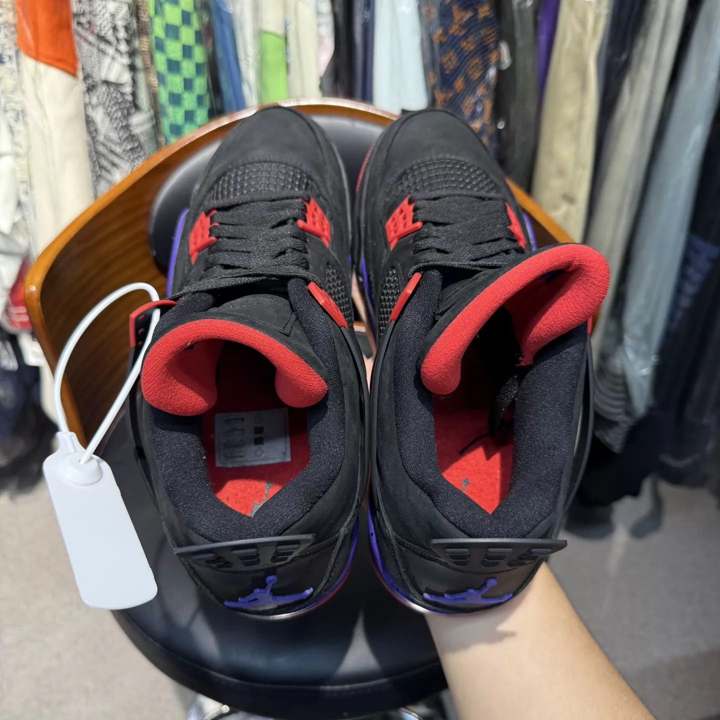 Nike AJ4 'Raptors' 44.5 New Worn 2x Stickers On Size US 11.5 / EU 44-45 - 8 Thumbnail
