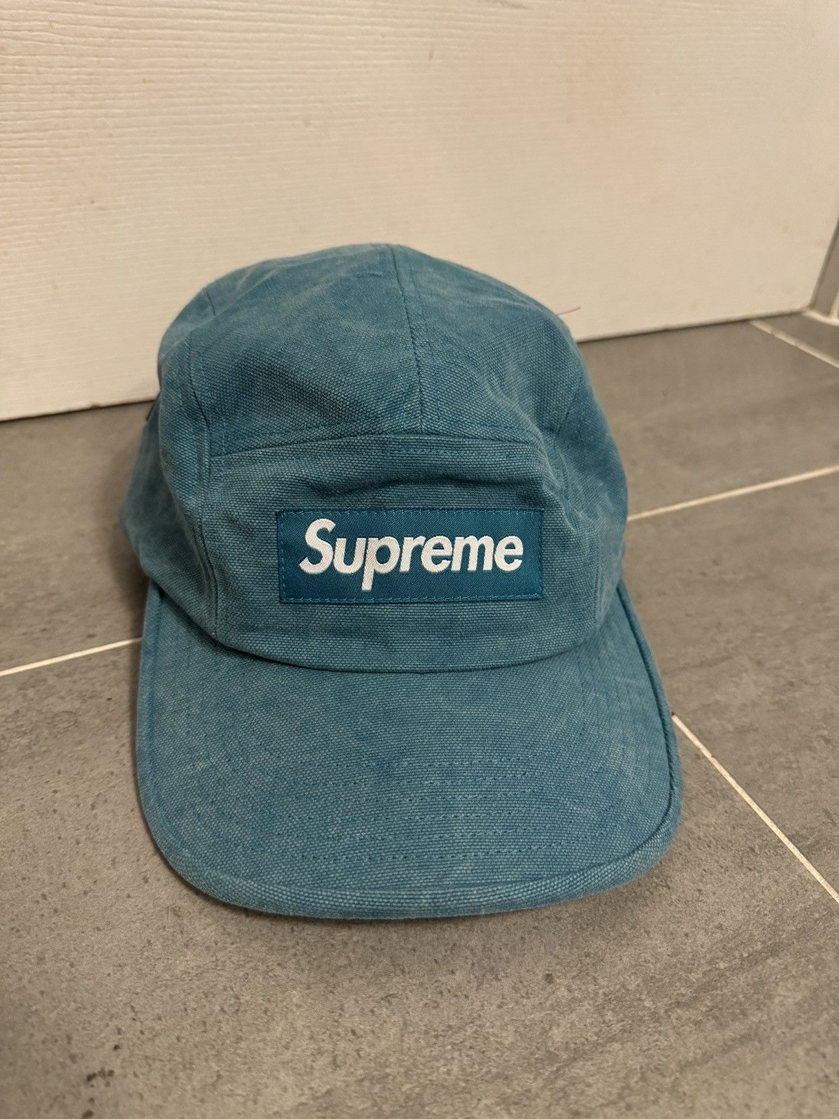 帽子 supreme washed canvas camp cap Supreme Washed Canvas Camp Cap (SS24) - $54