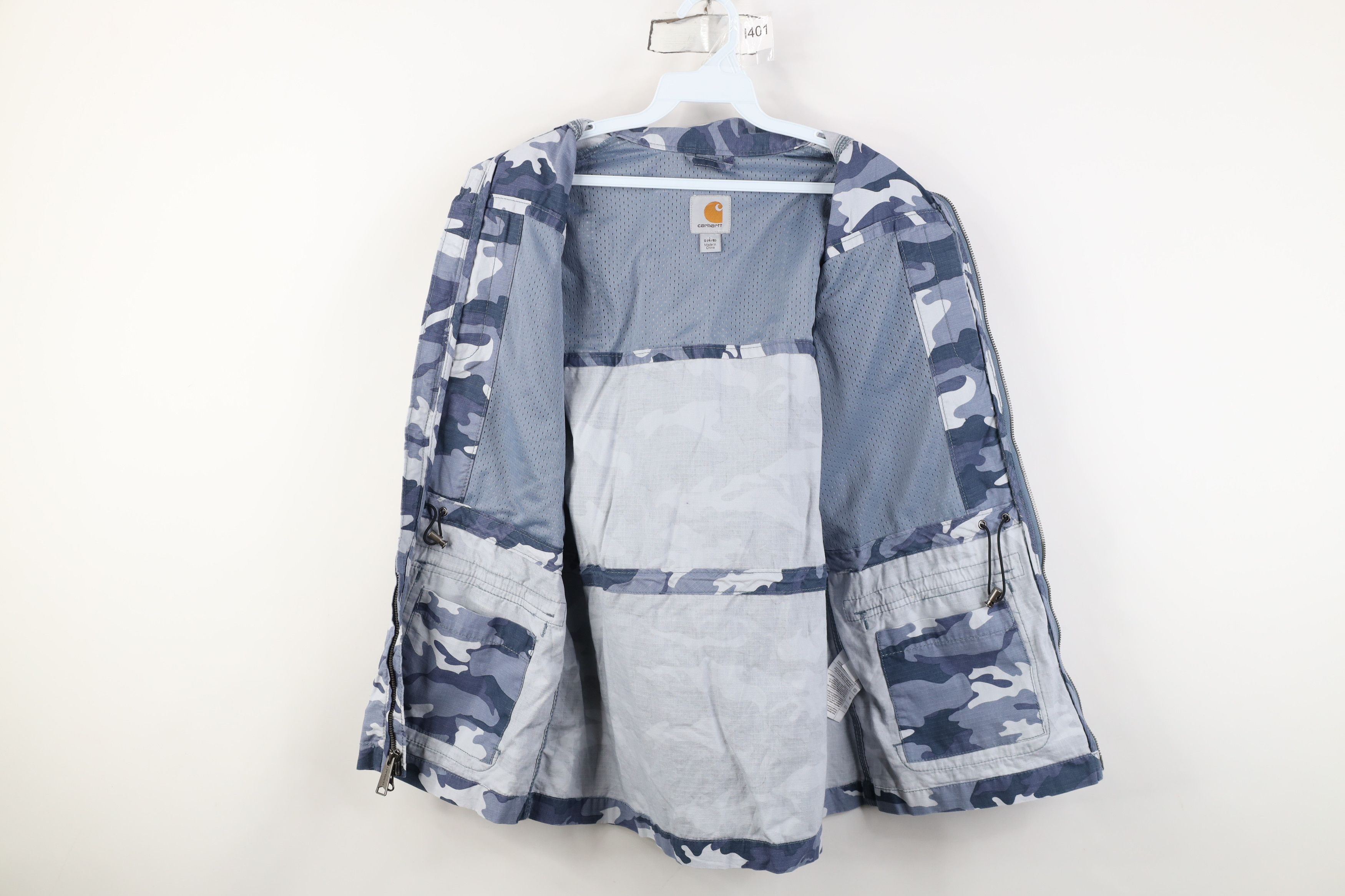 Carhartt Vintage Carhartt Ripstop Camouflage Full Zip Vest Jacket Size S / US 4 / IT 40 - 10 Thumbnail