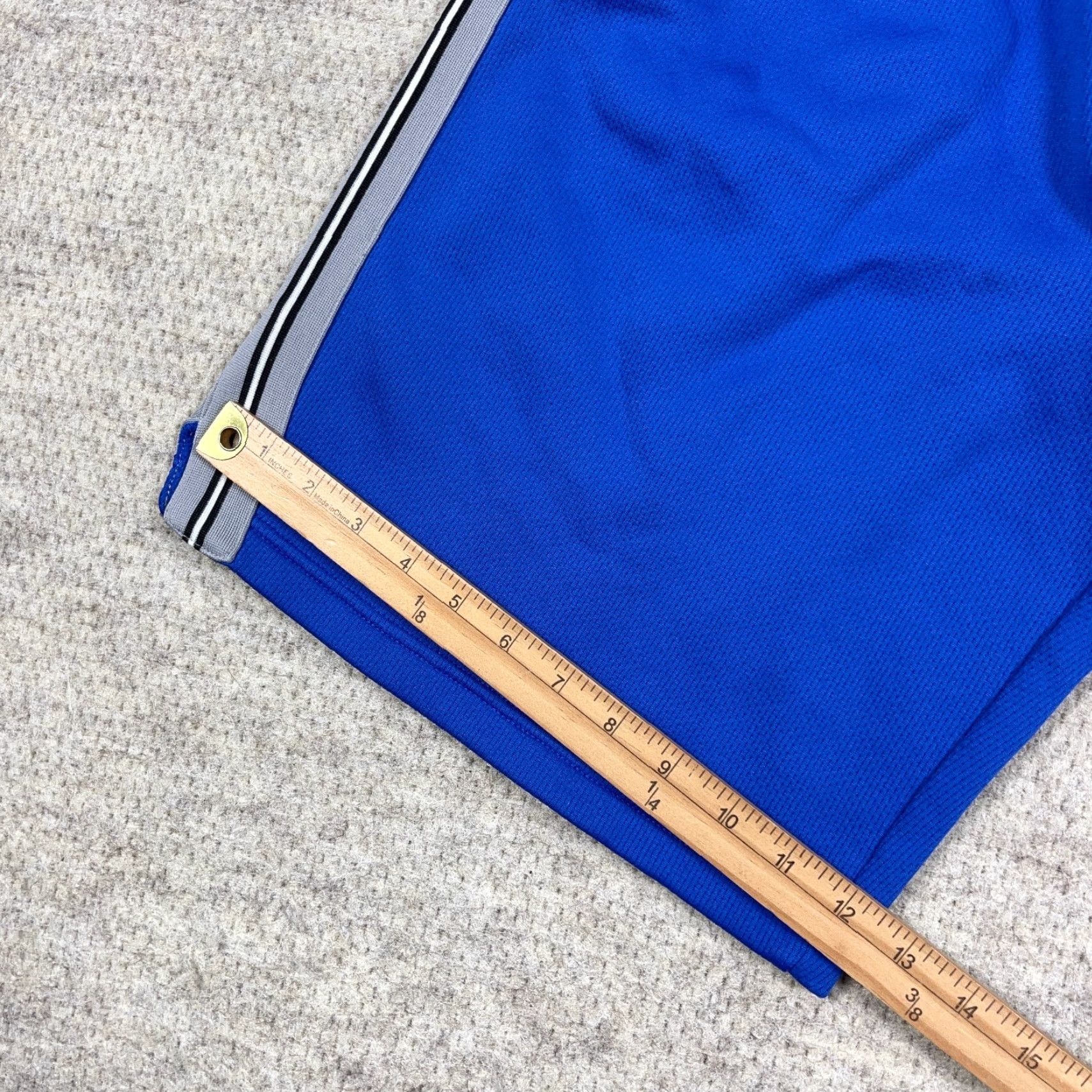 Nike VINTAGE Nike Basketball Shorts Men L Blue Gray Baggy Jock Gym Run 2000s Size US 33 - 6 Thumbnail