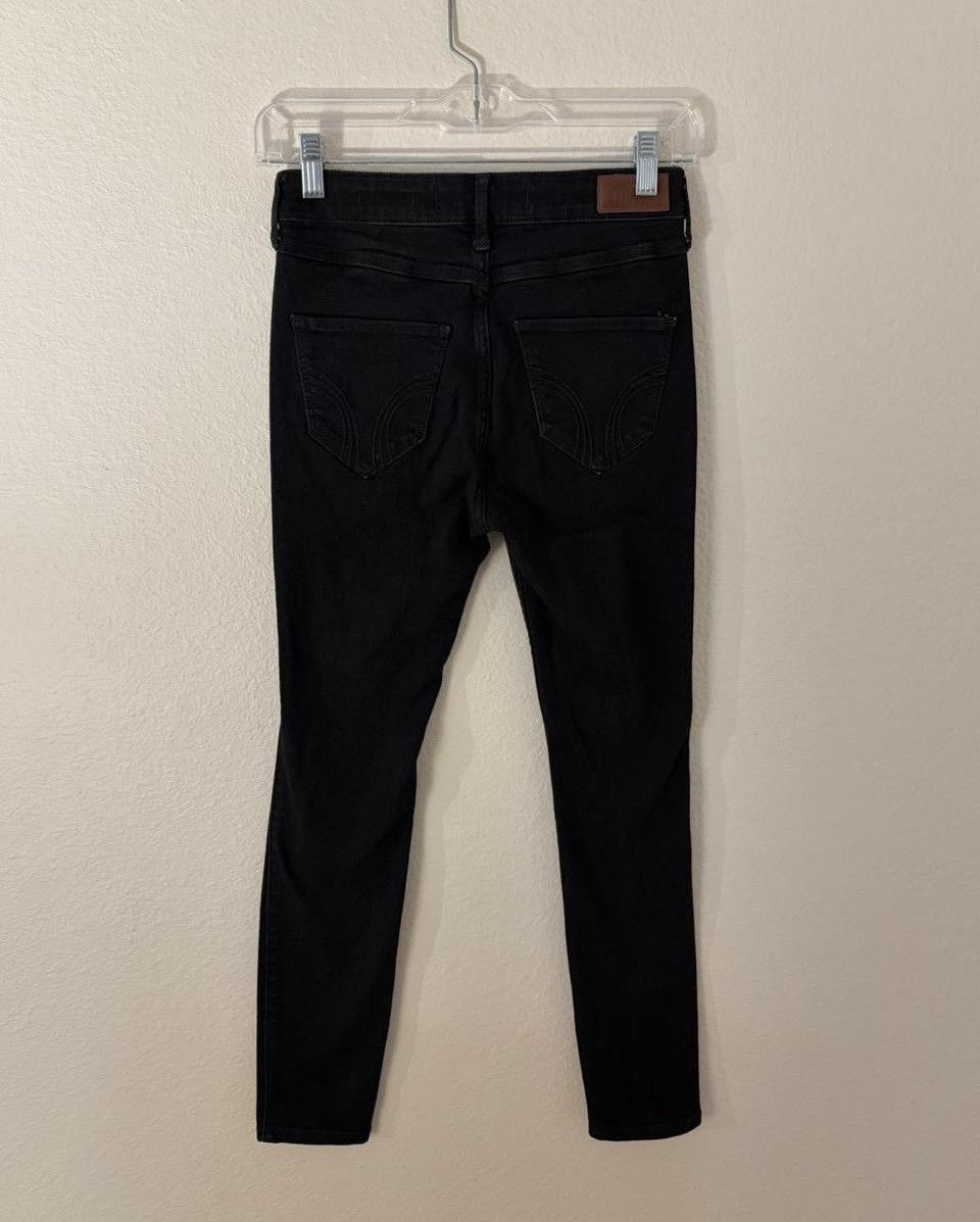 Hollister hollister black high-rise super skinny jeans Size 25" / US 0 / IT 36 - 2 Thumbnail