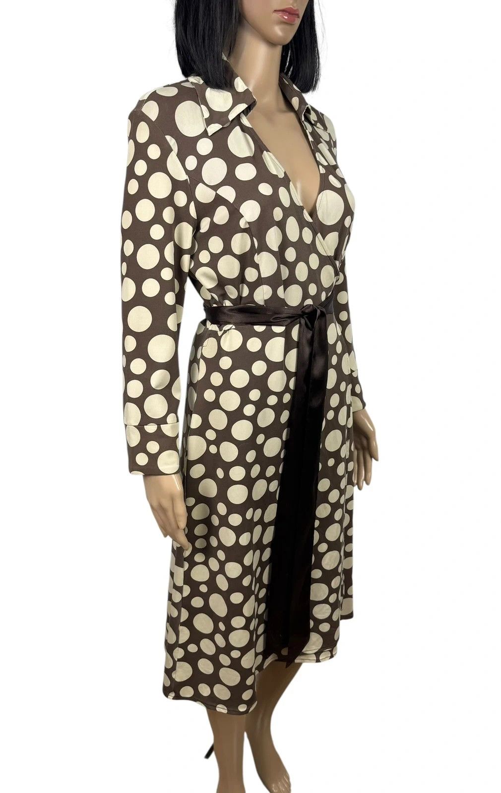 Diane von Furstenberg Diane Von Furstenberg Silk Warp Dress Polka Dot size 6 Size M / US 6-8 / IT 42-44 - 4 Thumbnail