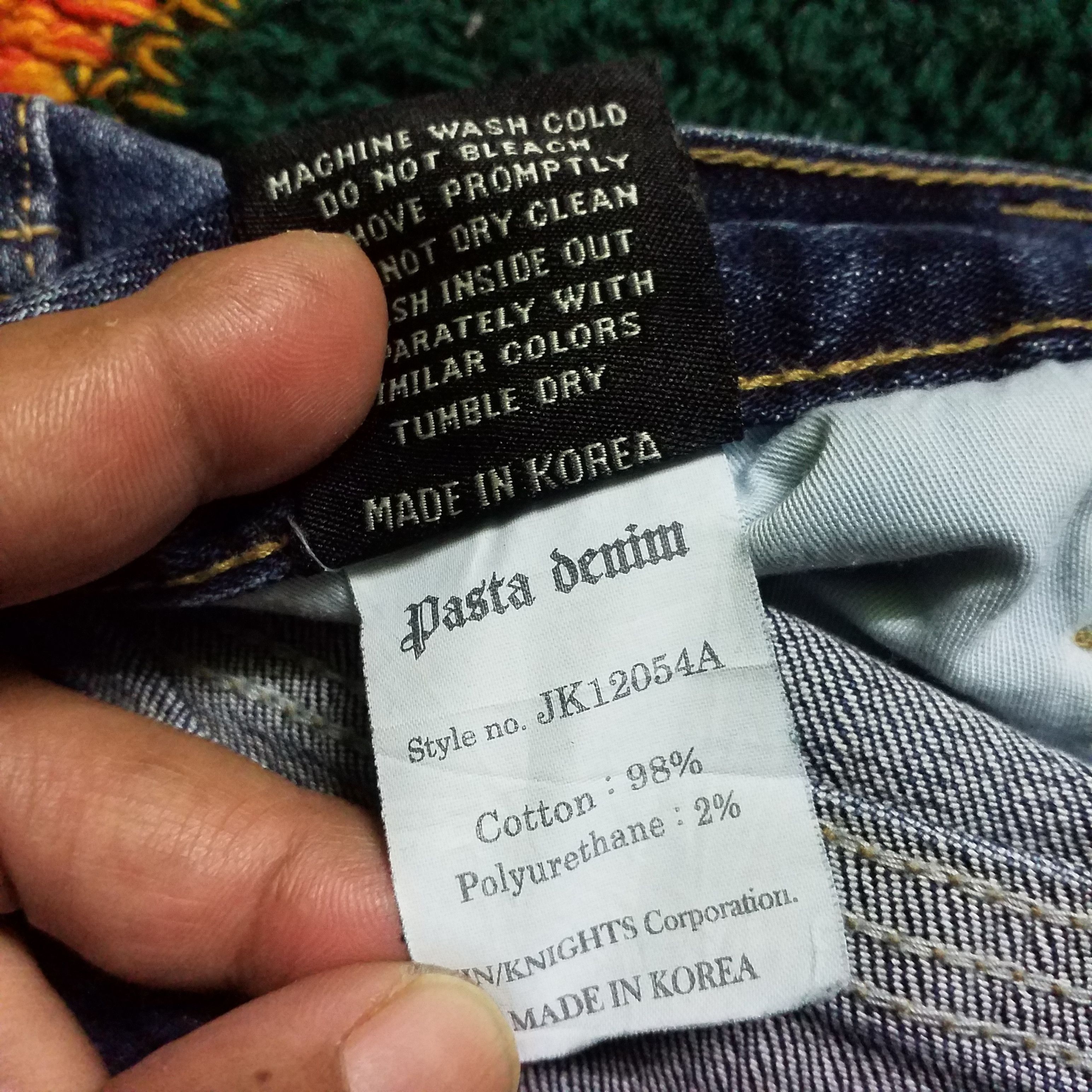 Japanese Brand PASTA DENIM STUDED ELASTIC JEANS PUNK SKINHEAD UNISEX Size US 30 / EU 46 - 10 Thumbnail