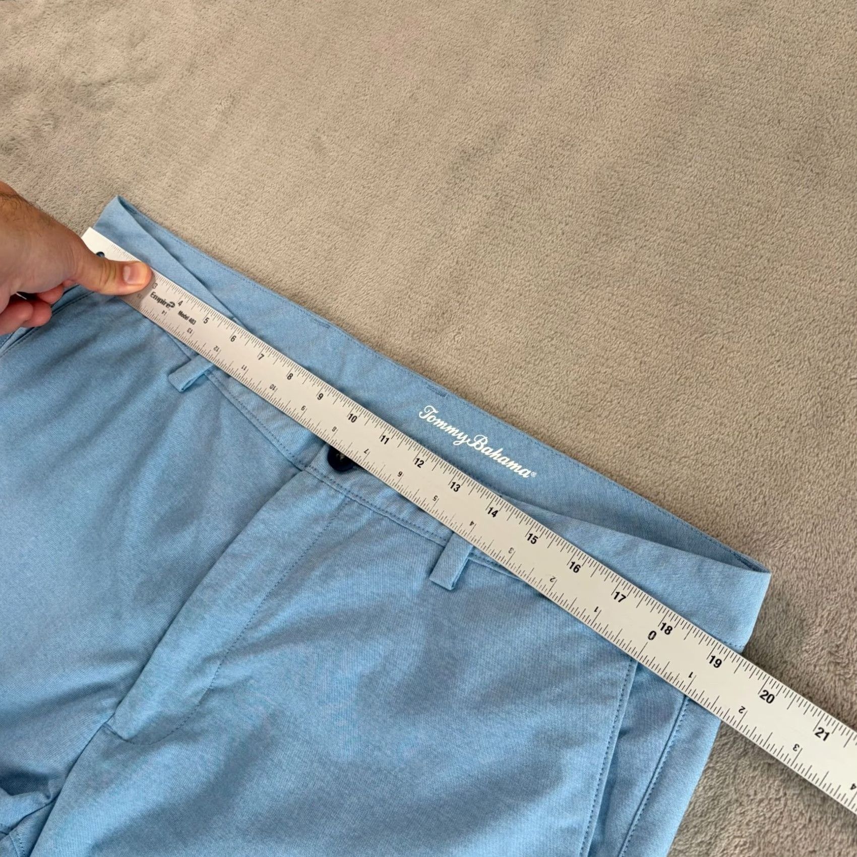 Tommy Bahama VINTAGE? No. Tommy Bahama Island Zone Performance Golf Pants in Sky Blue Men 38x28 Size US 38 / EU 54 - 6 Thumbnail