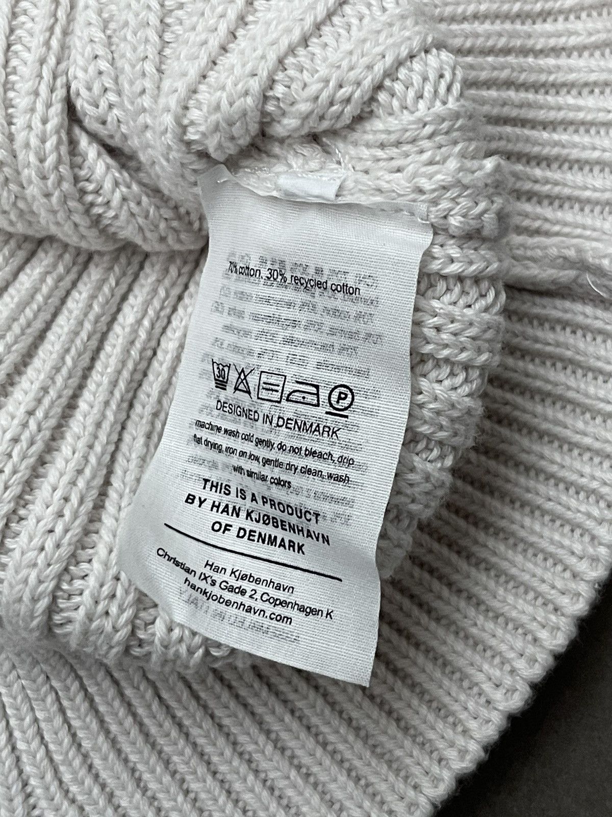 Han Kjobenhavn !DS! SS23 Han Kjobenhavn Distressed Knit Cream Vest Size US L / EU 52-54 / 3 - 22 Thumbnail