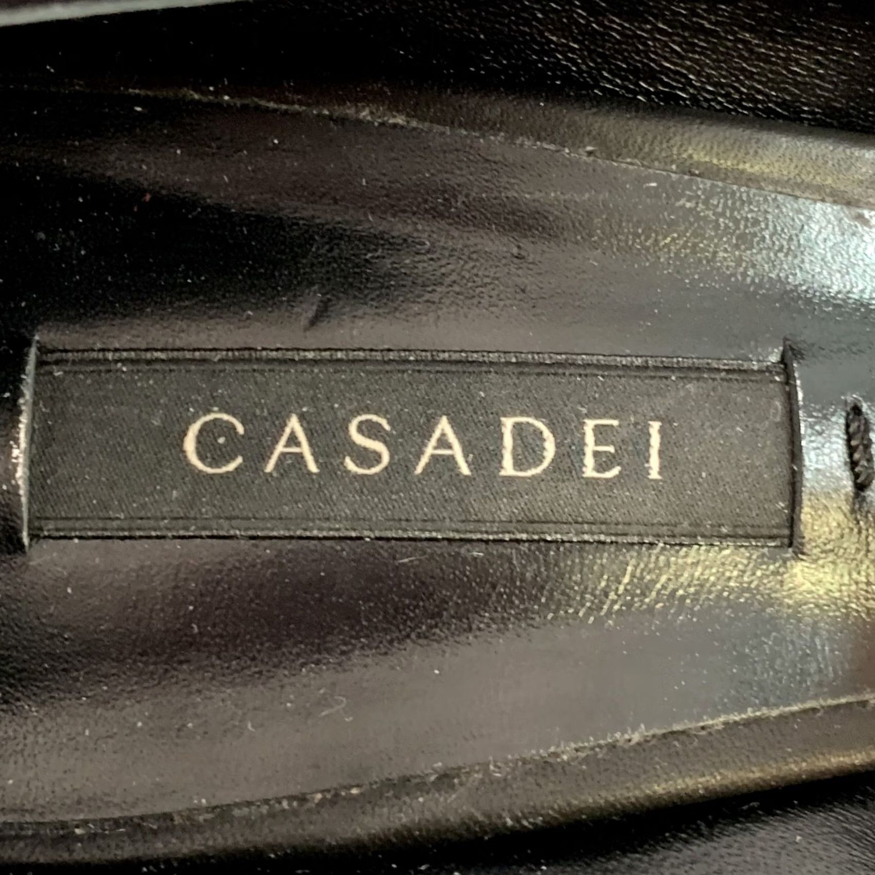 Casadei CASADEI Platform Pumps Size 9 Red Black Yellow Tweed Plaid Leather Trim Size US 9 / IT 39 - 6 Thumbnail