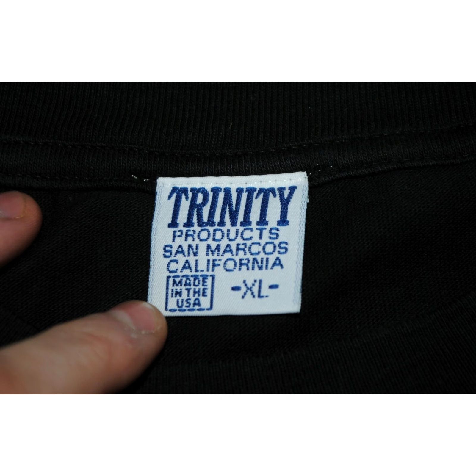 Vintage TRINITY PRODUCTS SHIRT COUNTRY MUSIC 90s VINTAGE BLACK XL Mens Size US XL / EU 56 / 4 - 5 Thumbnail
