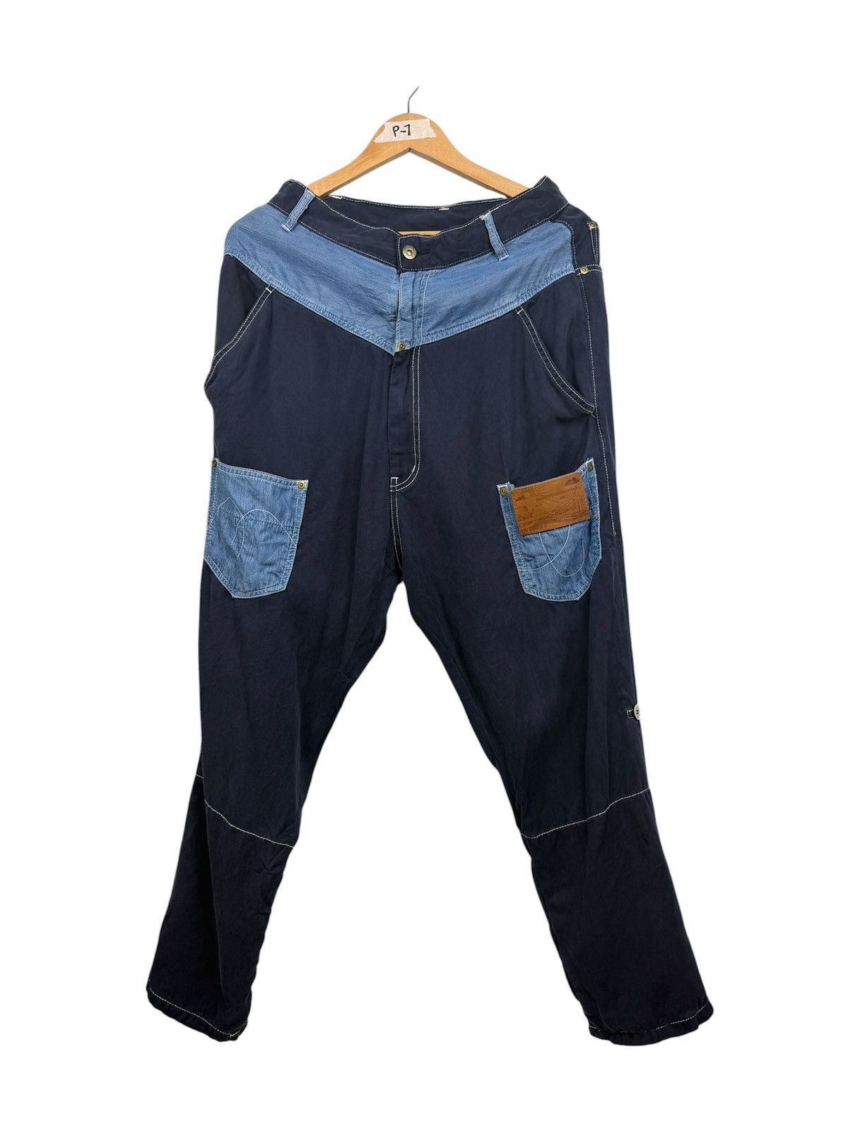 mercibeaucoup Vintage Mercibeaucoup Issey Miyake Patchwork Pant Size US 30 / EU 46 - 1 Thumbnail