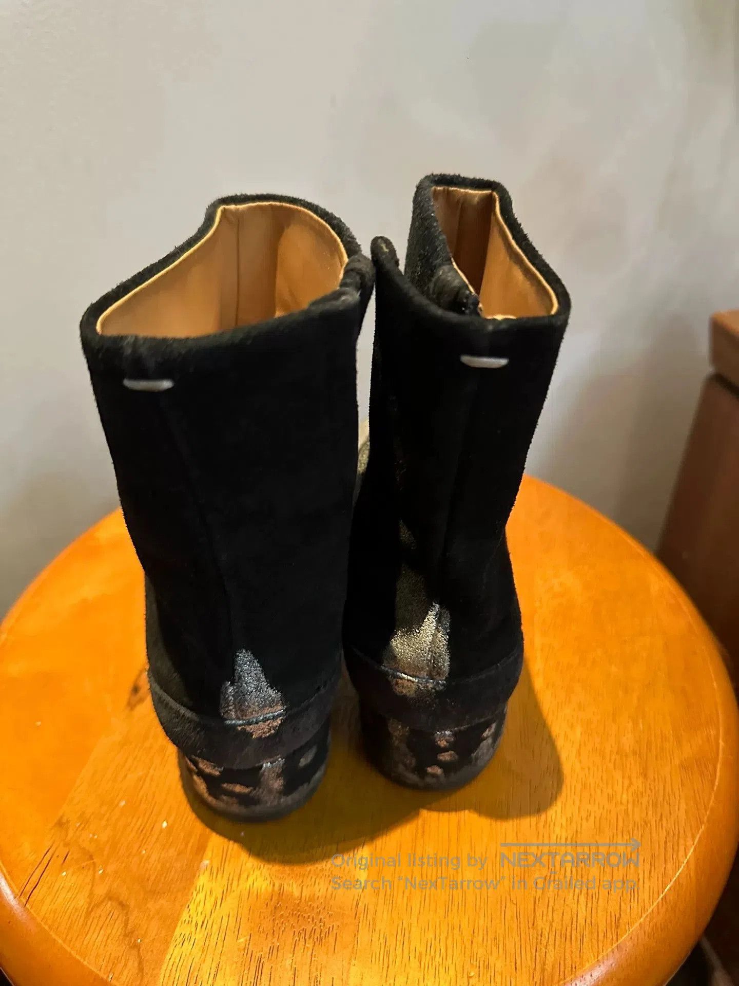 Maison Margiela Maison Margiela Tabi Boots with Paint Splatter. Size US 5 / IT 35 - 3 Thumbnail
