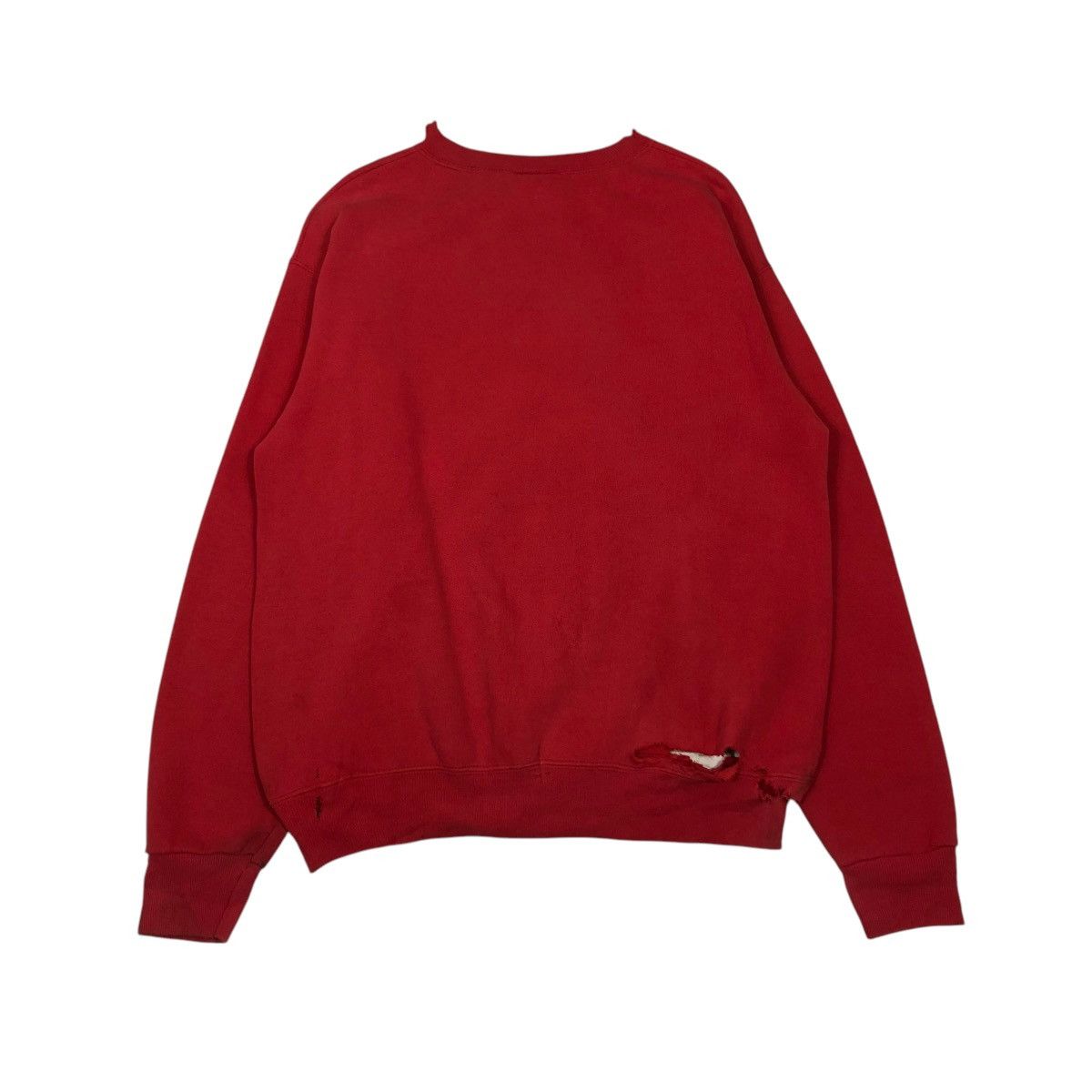 NBA 🔥VINTAGE CHICAGO BULLS SWEATSHIRT DISTRESSED DESIGN RARE Size US M / EU 48-50 / 2 - 2 Thumbnail