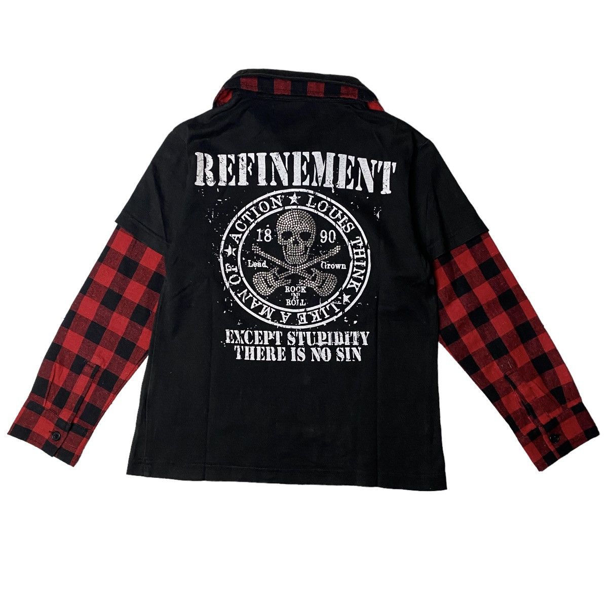 Hysteric Glamour 2000's Space Opera Studded Double Layer Longsleeve Size US XS / EU 42 / 0 - 1 Thumbnail