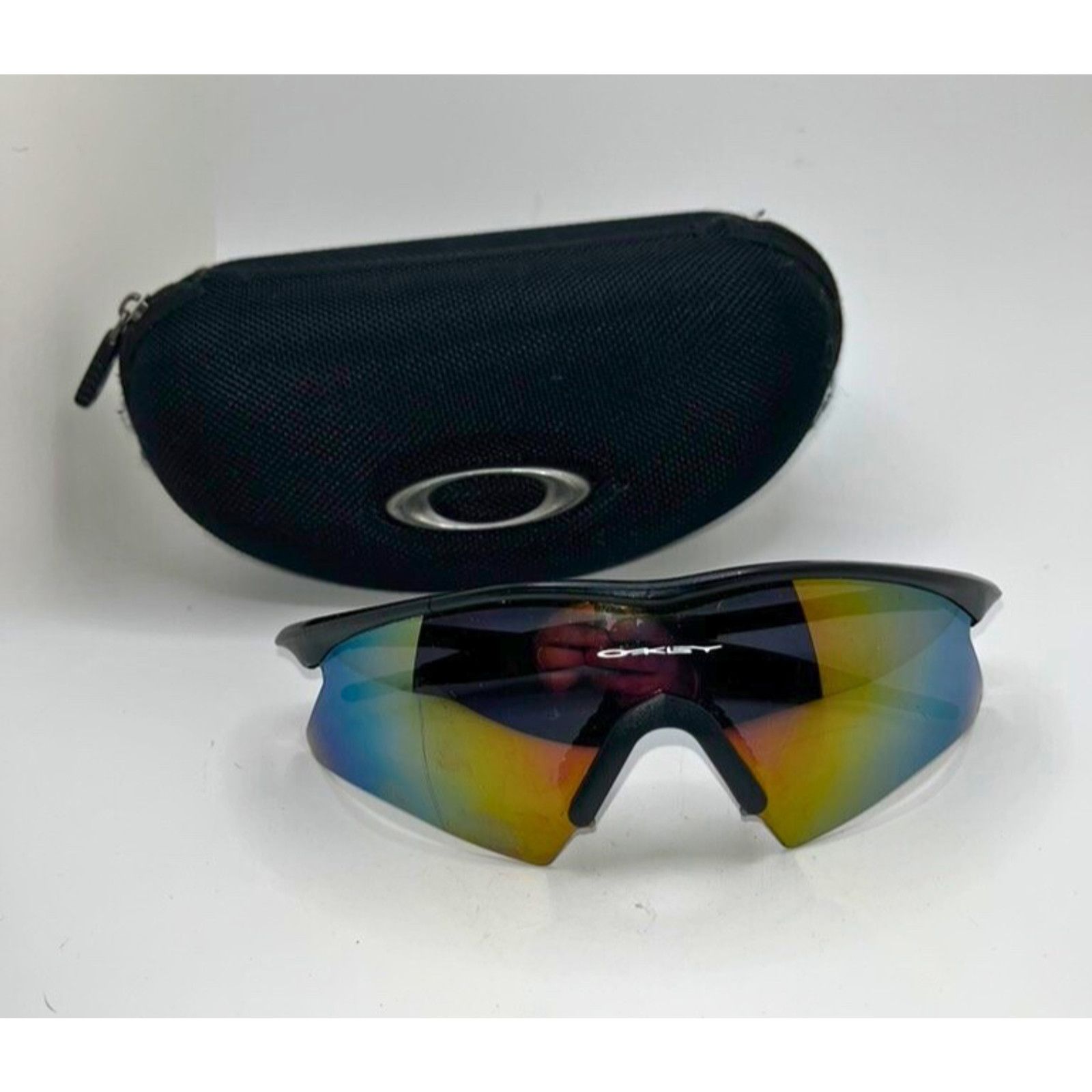 Oakley Oakley M Frame Mumbo Fire Iridium Lens Sunglasses + Case Size ONE SIZE - 2 Thumbnail