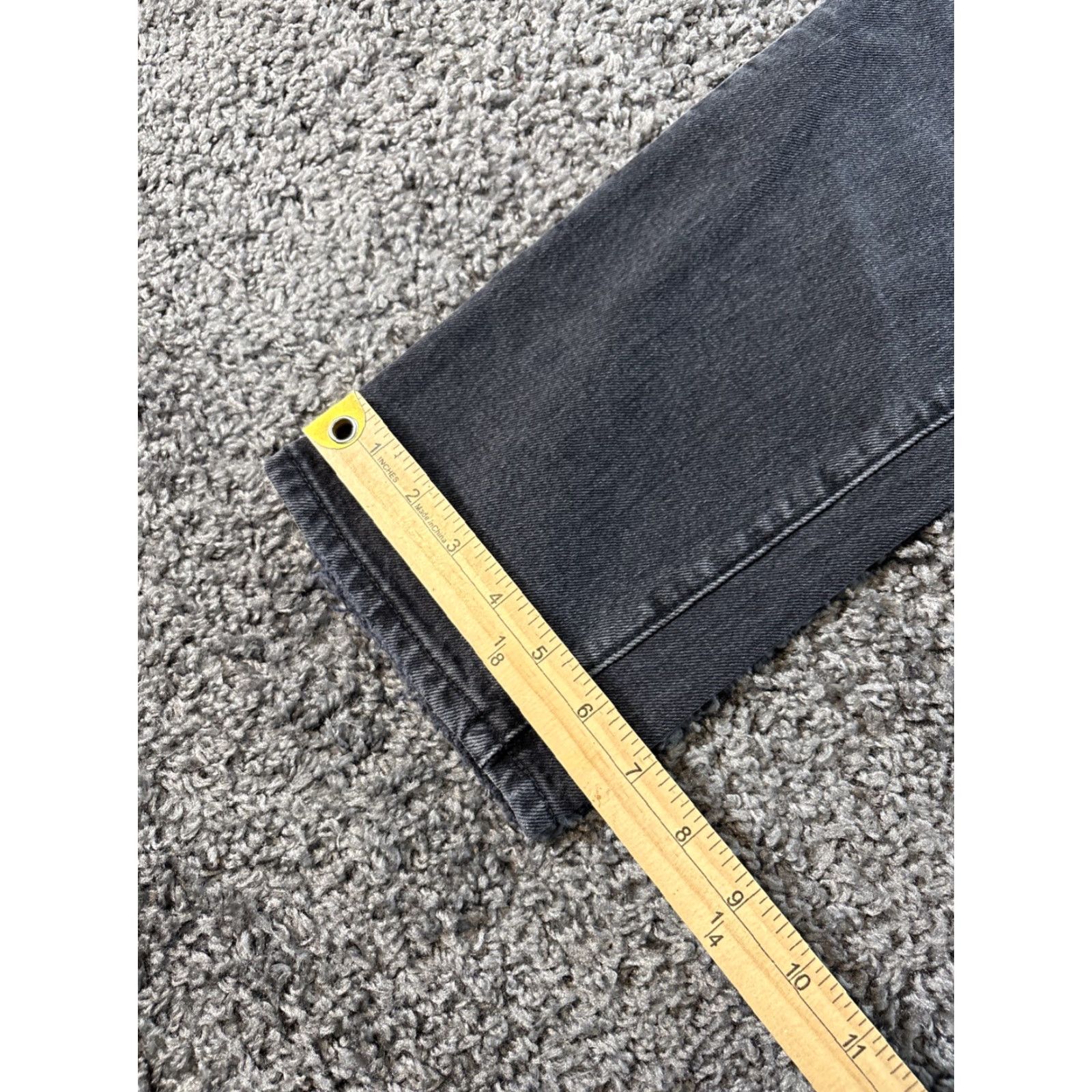 Abercrombie & Fitch VINTAGE Abercrombie & Fitch Jeans Mens 28x30 Black Jeans Straight 90s Mens Size US 28 / EU 44 - 3 Thumbnail