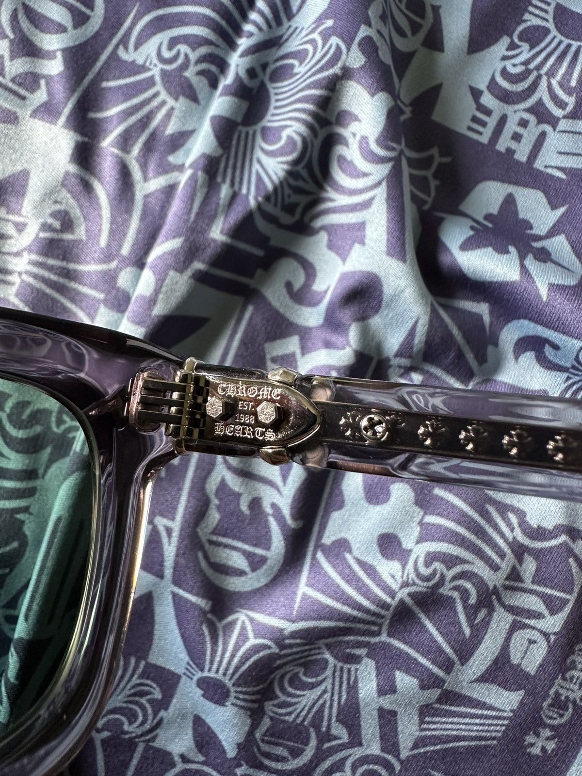 Chrome Hearts Chrome Hearts Donnyoffergisms Light Purple & 925 Silver Size ONE SIZE - 12 Thumbnail
