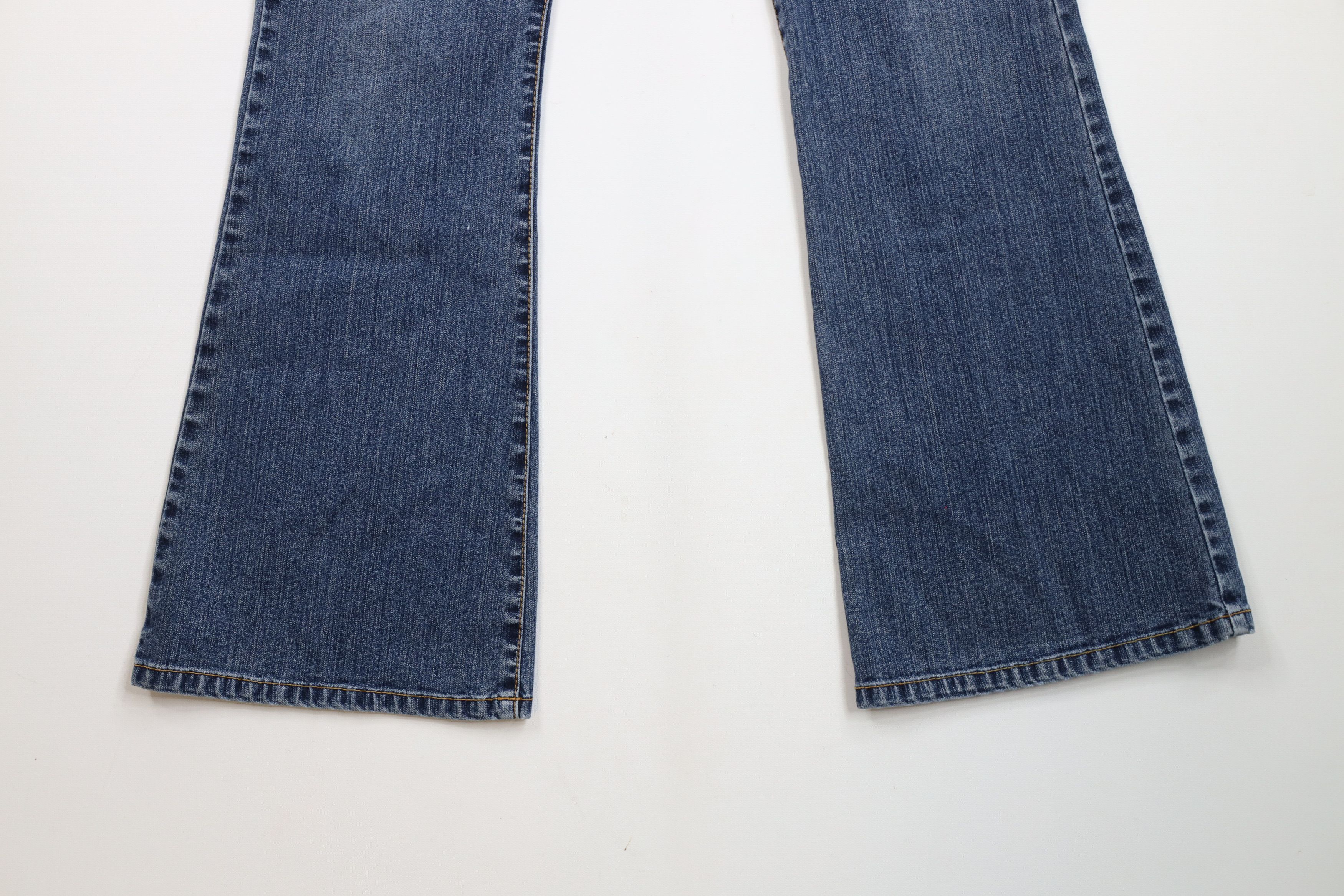 Calvin Klein × Vintage Vintage 90s Calvin Klein Wide Leg Bell Bottoms Denim Jeans Size 28" / US 6 / IT 42 - 4 Thumbnail