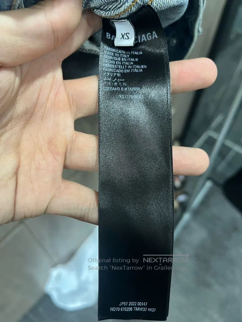 Balenciaga Balenciaga Locks are printed with denim jackets Size US XS / EU 42 / 0 - 5 Thumbnail