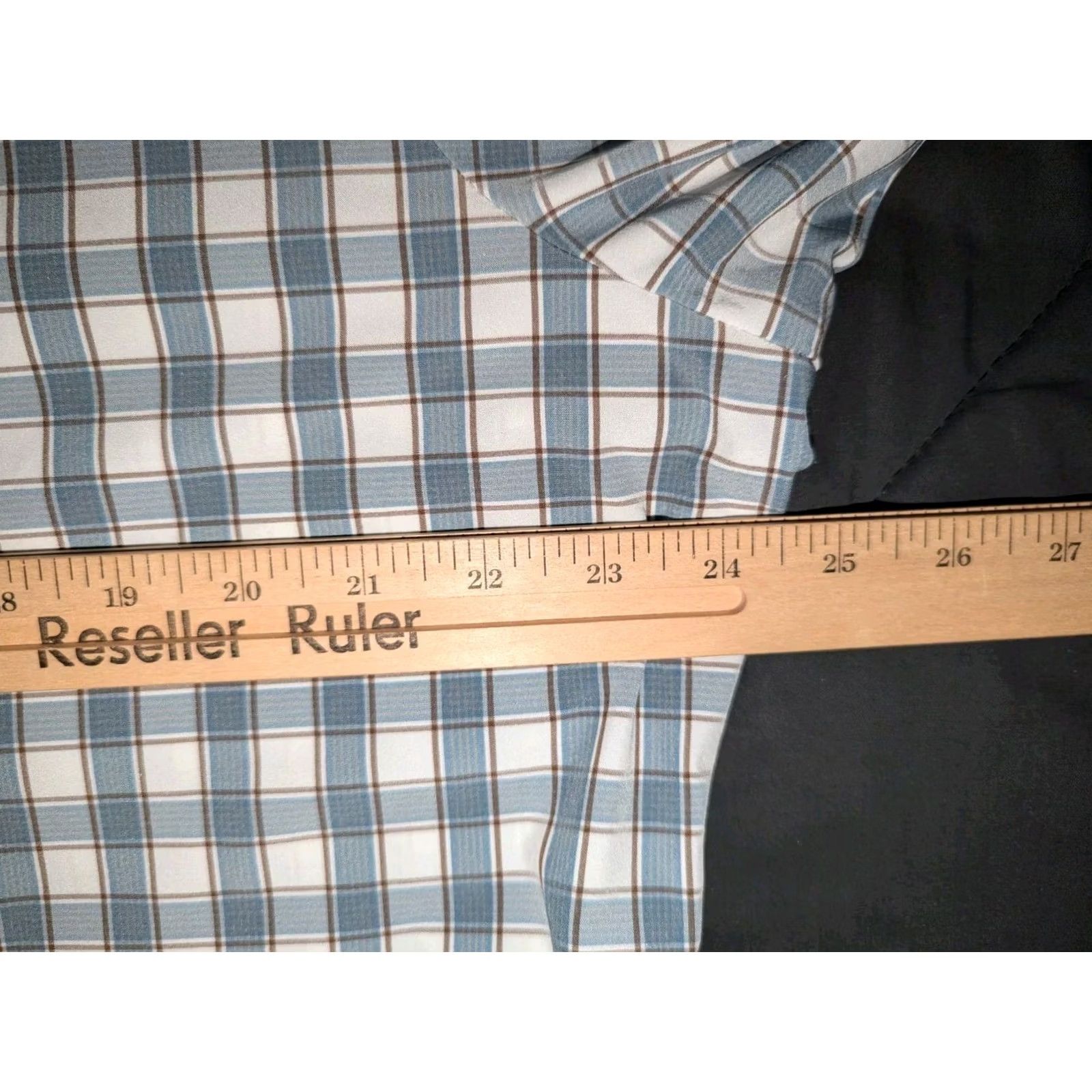 Mizzen+Main Mizzen+Main Leeward Shirt Plaid Gray Long Sleeve 2XL Button-Down Dress Shirt Mens Size US XXL / EU 58 / 5 - 5 Thumbnail