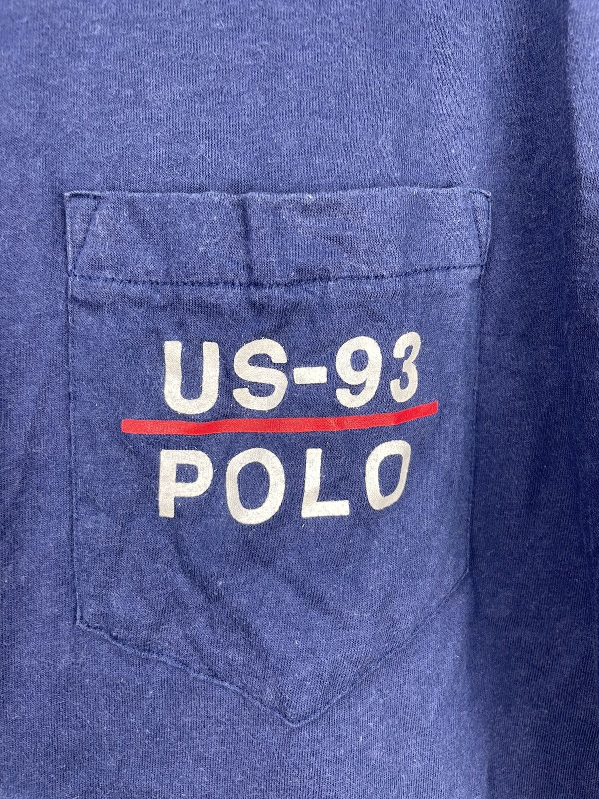 Polo Ralph Lauren Vintage 90s Polo Ralph Lauren Sailing 1993 pocket tee Size US M / EU 48-50 / 2 - 4 Thumbnail