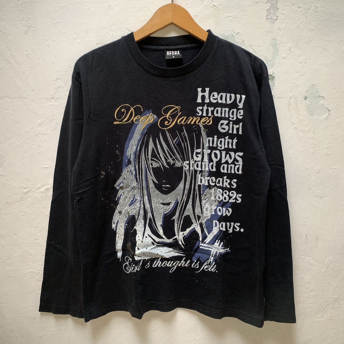 💸Japanese Gothic Poem LongSleeve Space Opera💸