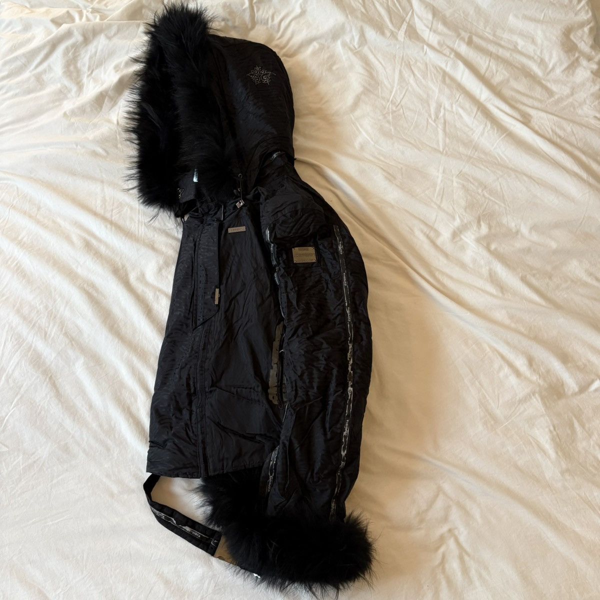 Other Icepeak Black Snow Coat Fur Hood & Fur Cuffs Bejewelled Size US XS / EU 42 / 0 - 3 Thumbnail