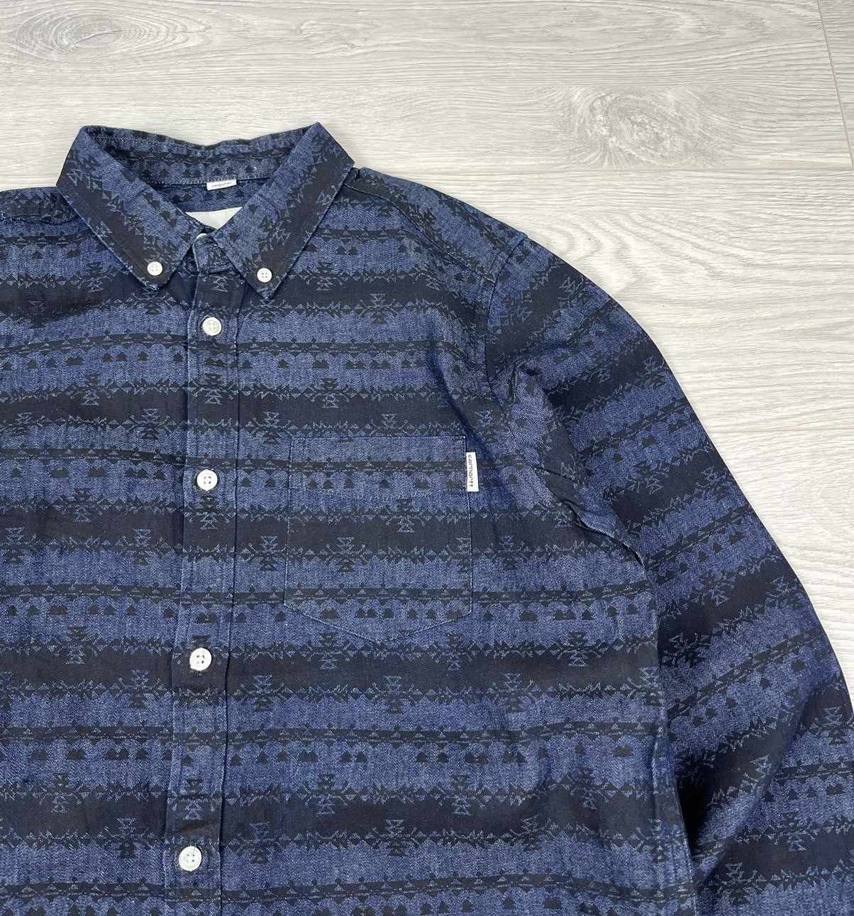 Carhartt Carhartt L/S Webb Cotton Stripes Shirt Size US M / EU 48-50 / 2 - 3 Thumbnail