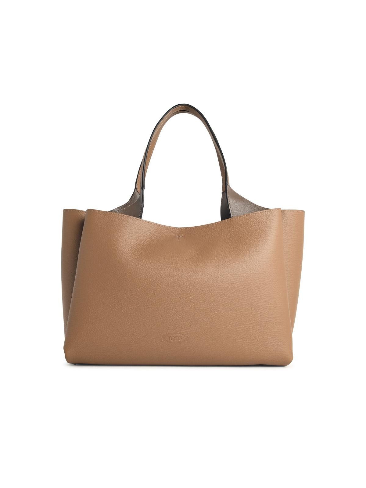 Tod's 'tod's' Medium Brown Leather Bag, Women's