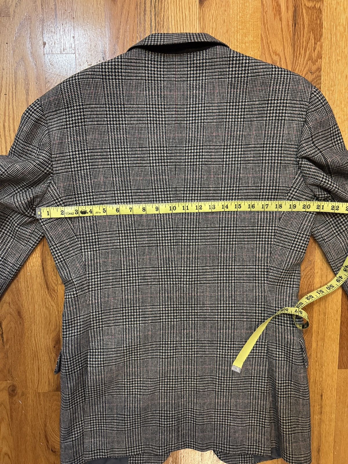 Polo Ralph Lauren Vintage Polo Ralph Lauren Grey Check Sports Coat 40L Size 40L - 9 Thumbnail