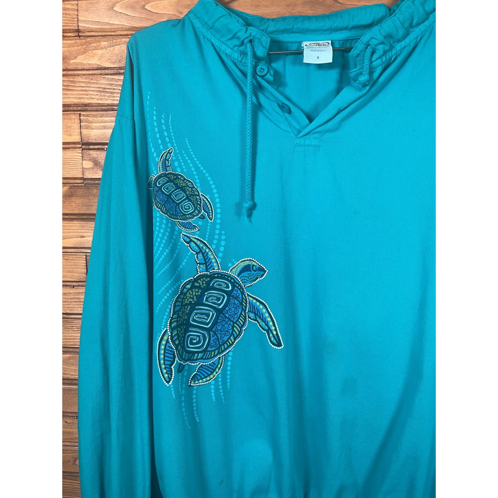 Other Crazy Shirts Vintage Single Stitch Sea Turtle Hawaii Small Size S / US 4 / IT 40 - 6 Thumbnail