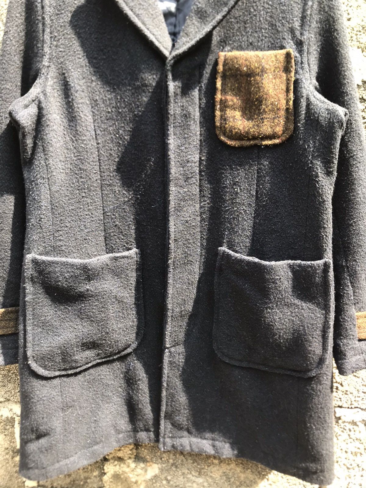 Designer × Harris Tweed × Japanese Brand Harris Tweed X Sevendays Sunday Wool Long Coat Size US M / EU 48-50 / 2 - 3 Thumbnail