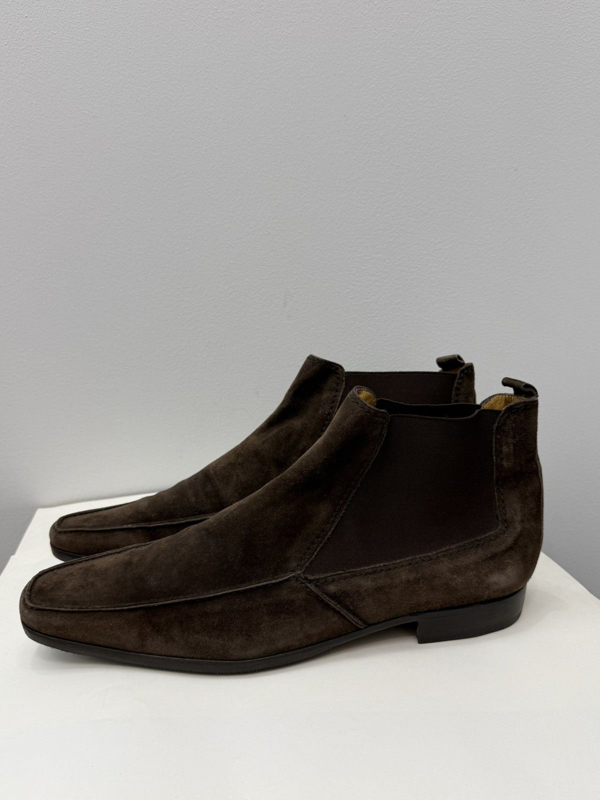 Yves Saint Laurent Yves Saint Laurent Rive Gauche Suede Boots Size US 9 / EU 42 - 2 Thumbnail