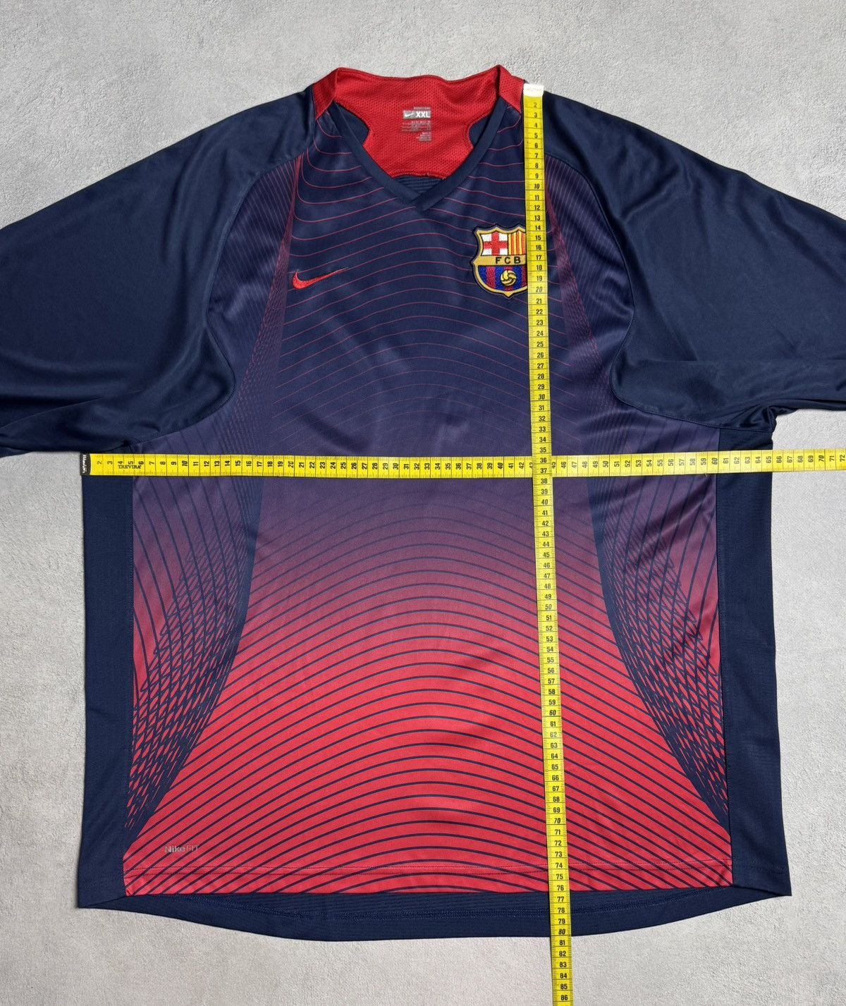 Nike Barcelona 2006 2007 Training Shirt Soccer Jersey Nike Size US XXL / EU 58 / 5 - 14 Thumbnail