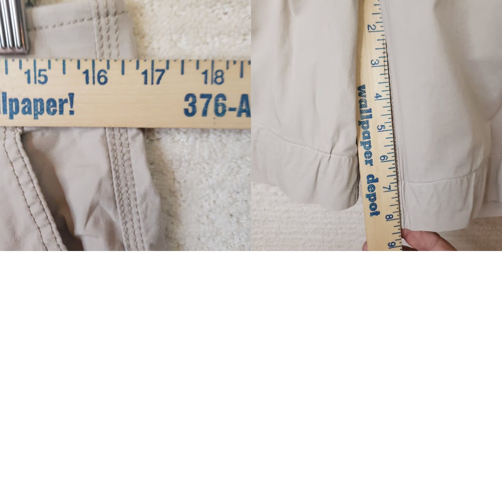 Lee Lee Nomad Men's Cargo Shorts 32 Regular Elastic Stretch Brown Cotton Polyester Spandex Zip Closure Casual Travel Size US 32 / EU 48 - 9 Thumbnail